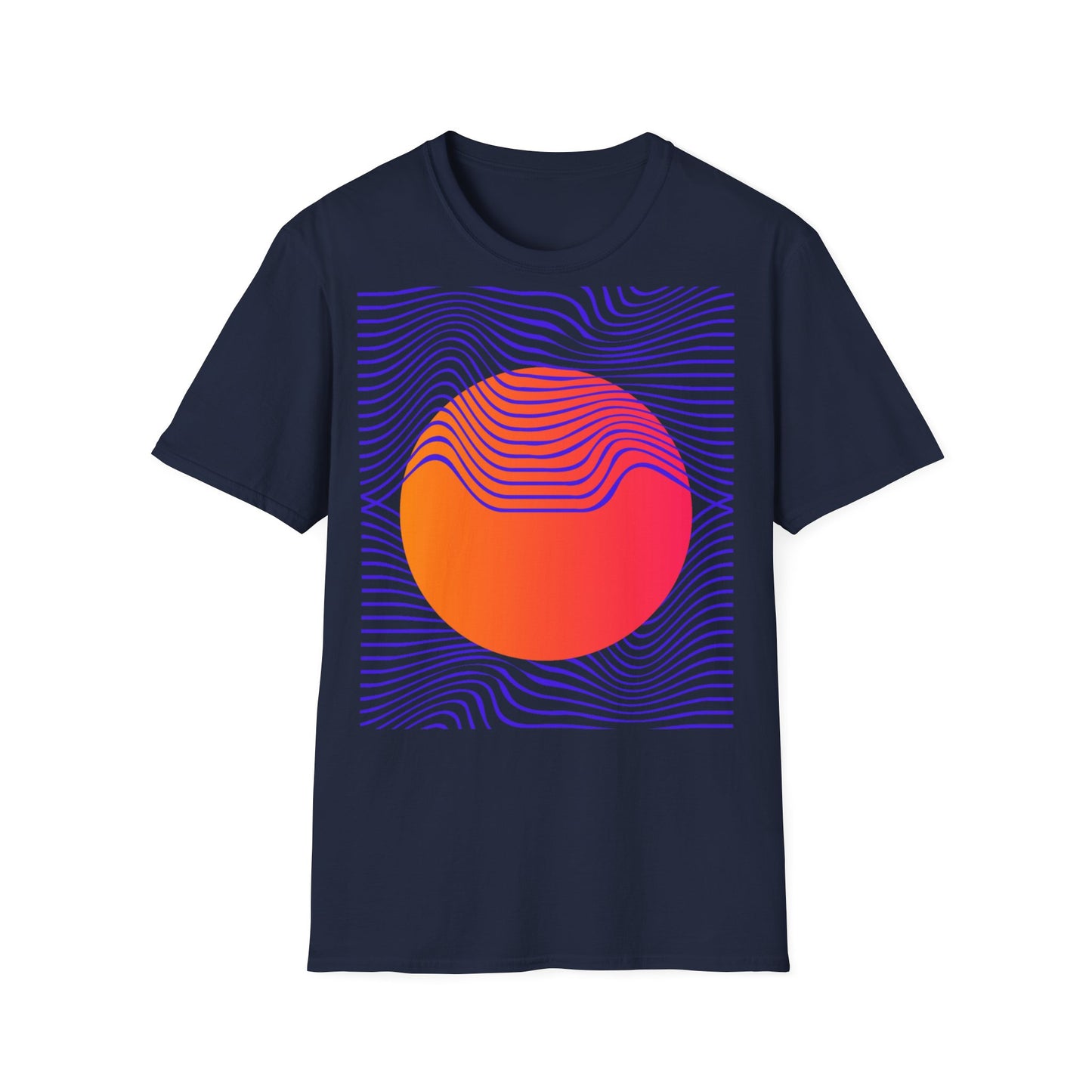 Camiseta unisex Waves Softstyle de la UE