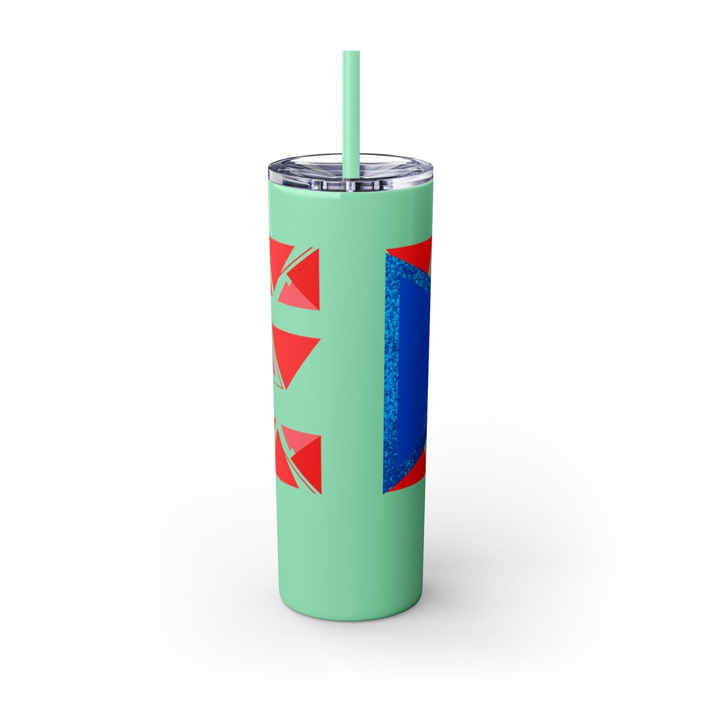 Modern Puerto Rico Tumbler with Straw, 20oz