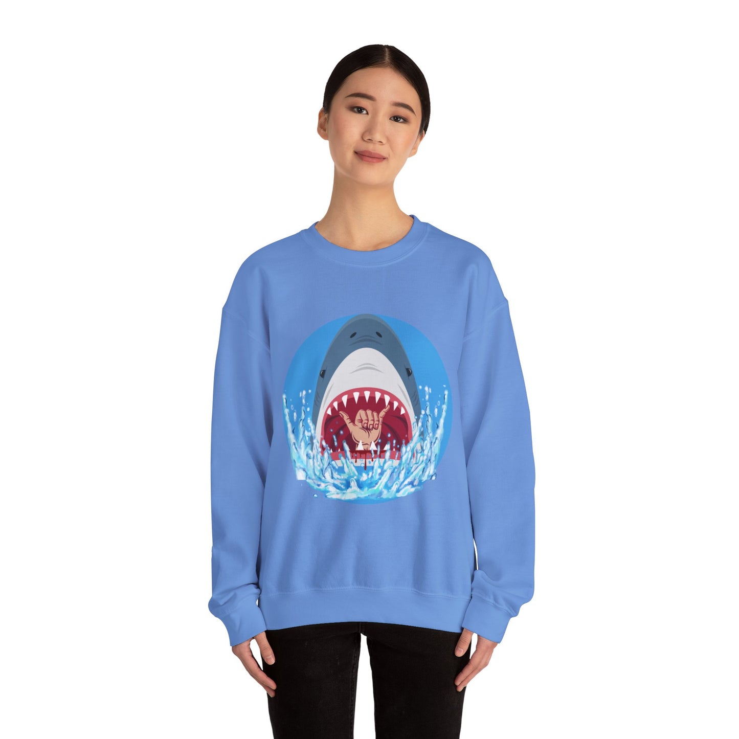 Surfin' Shark Unisex Heavy Blend™ Crewneck Sweatshirt