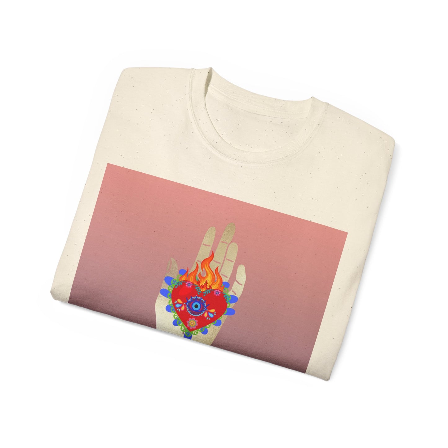 Passions Burning Heart Illustration Ultra Cotton Tee