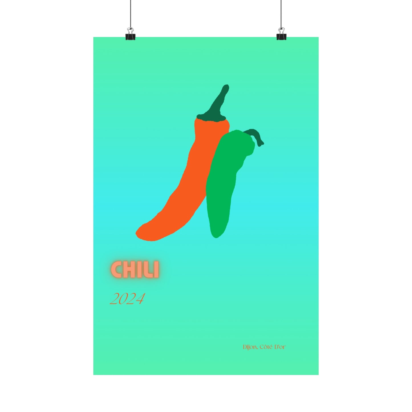 Chili Vertical Posters