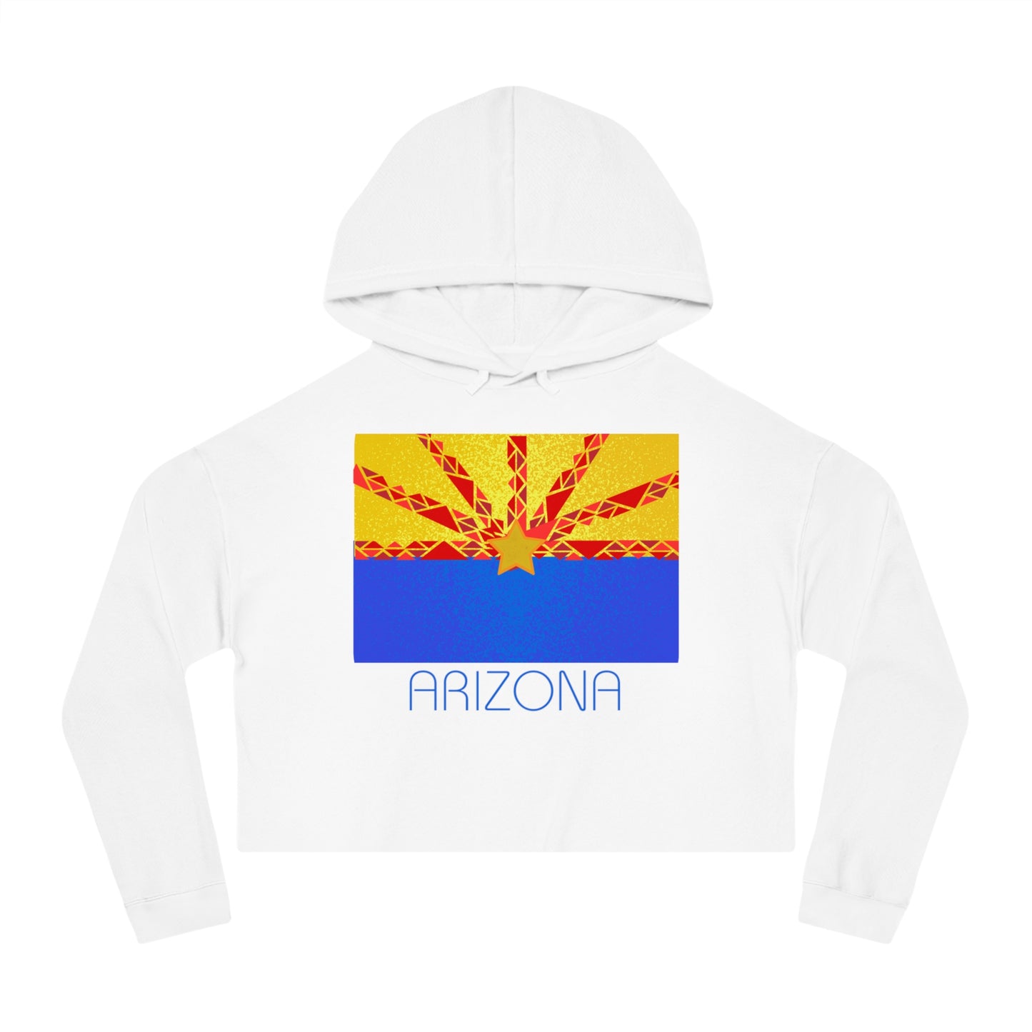 Modern Arizona Women’s Cropped Hooded Sweatshirt