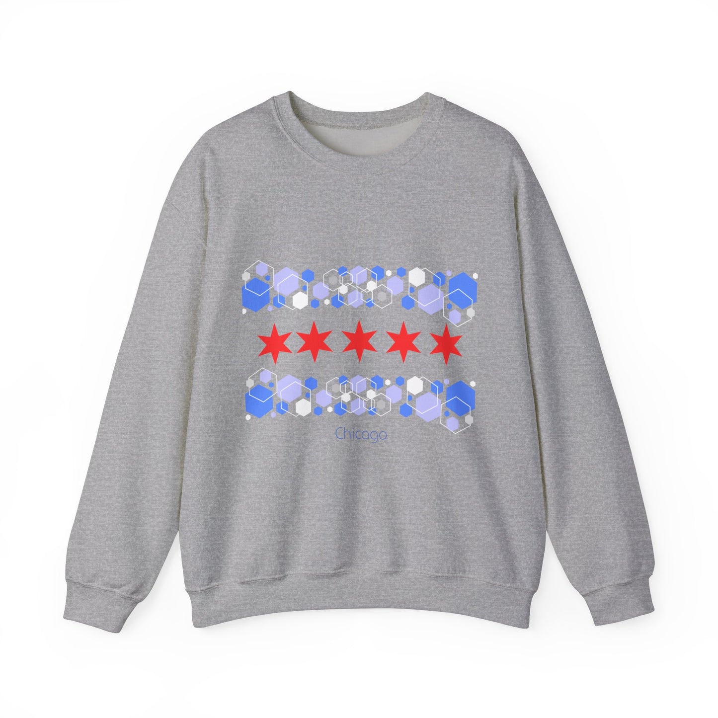 Modern Chicago Unisex Heavy Blend™ Crewneck Sweatshirt EU