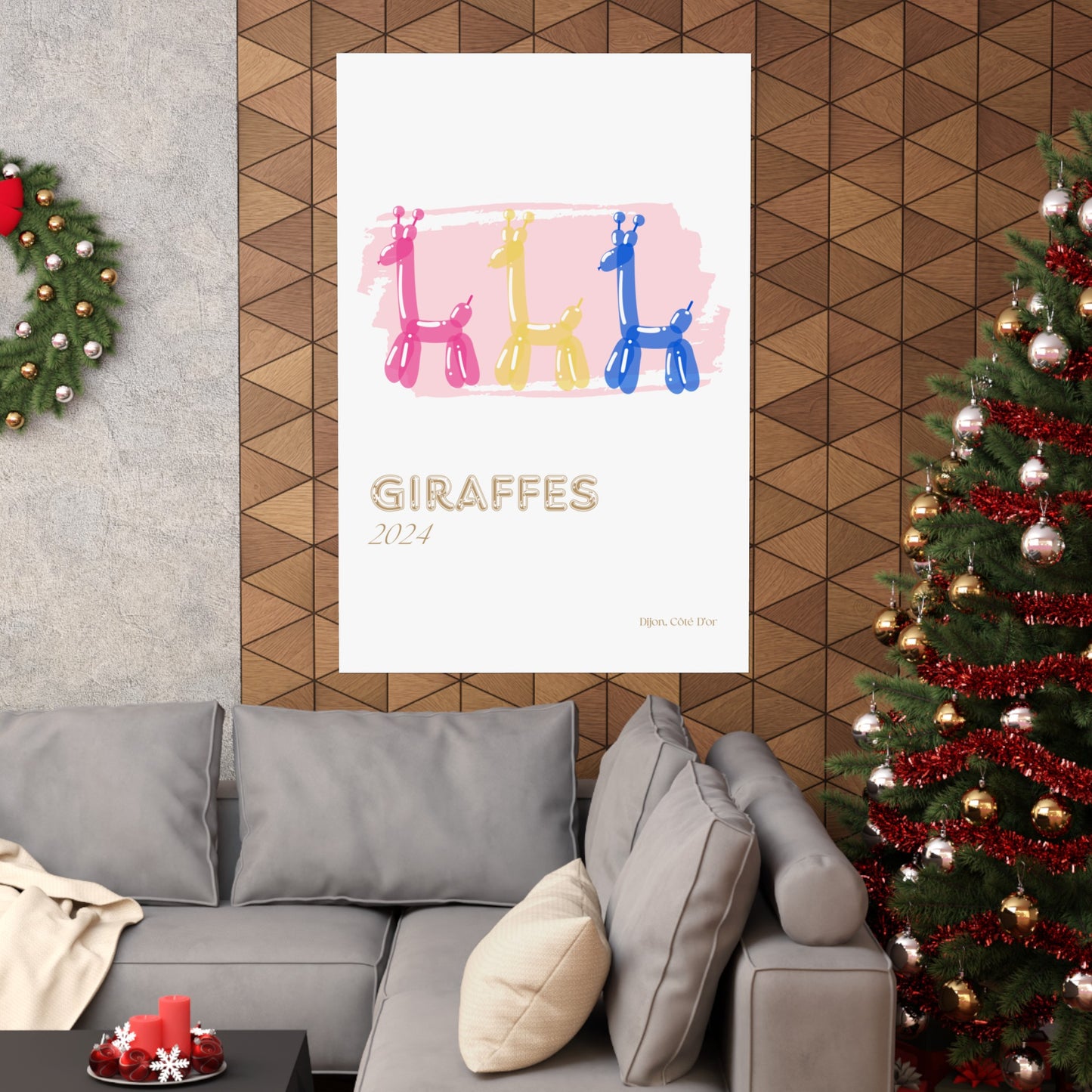 Giraffes Vertical Posters