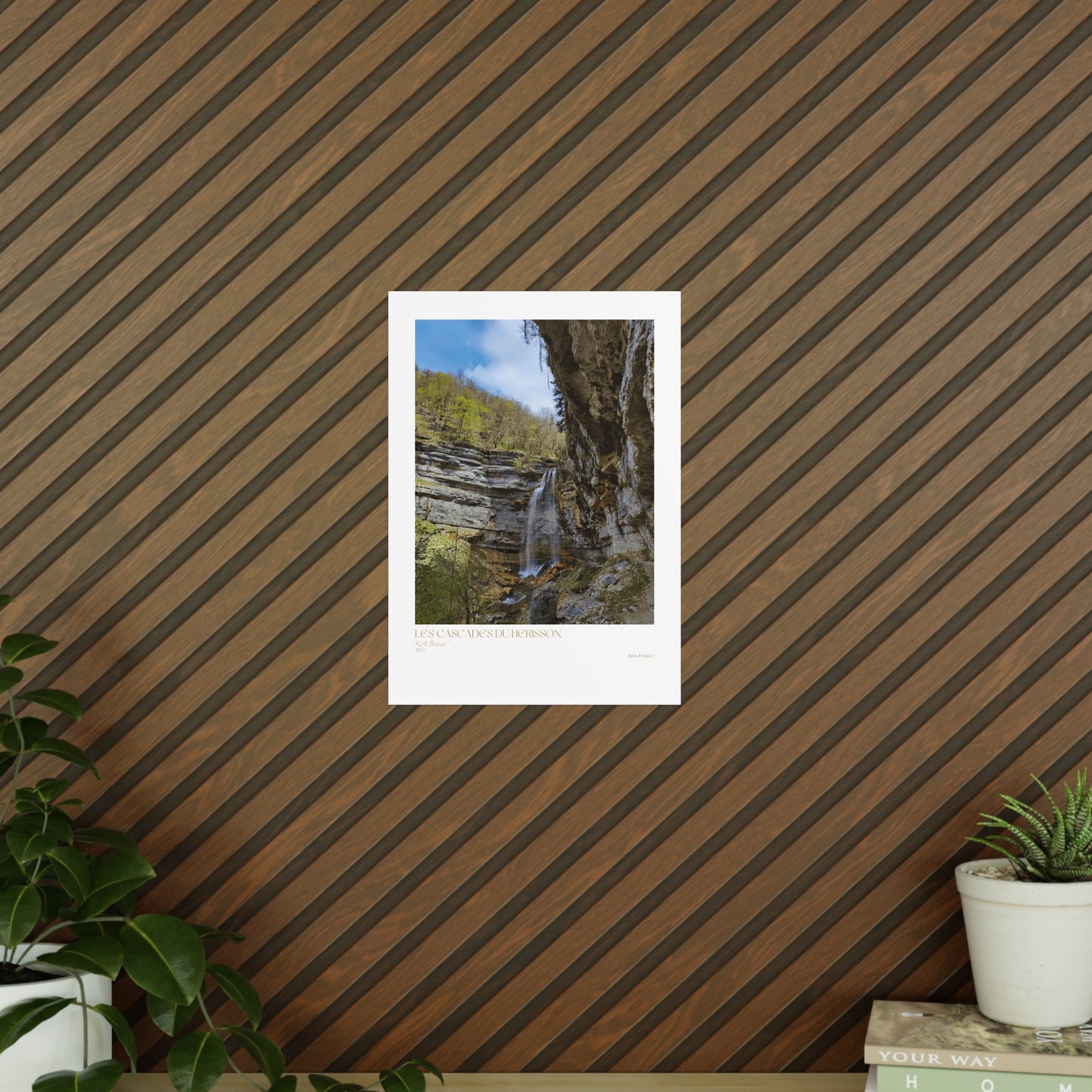 Les Cascades Du Herisson Vertical Posters EU