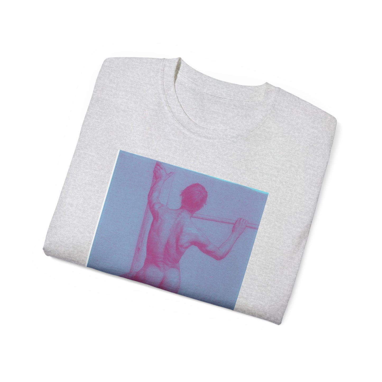 Gustav Klimt, Male Nude with Left Foot on a Pedestal 1879 Unisex Ultra Cotton Tee