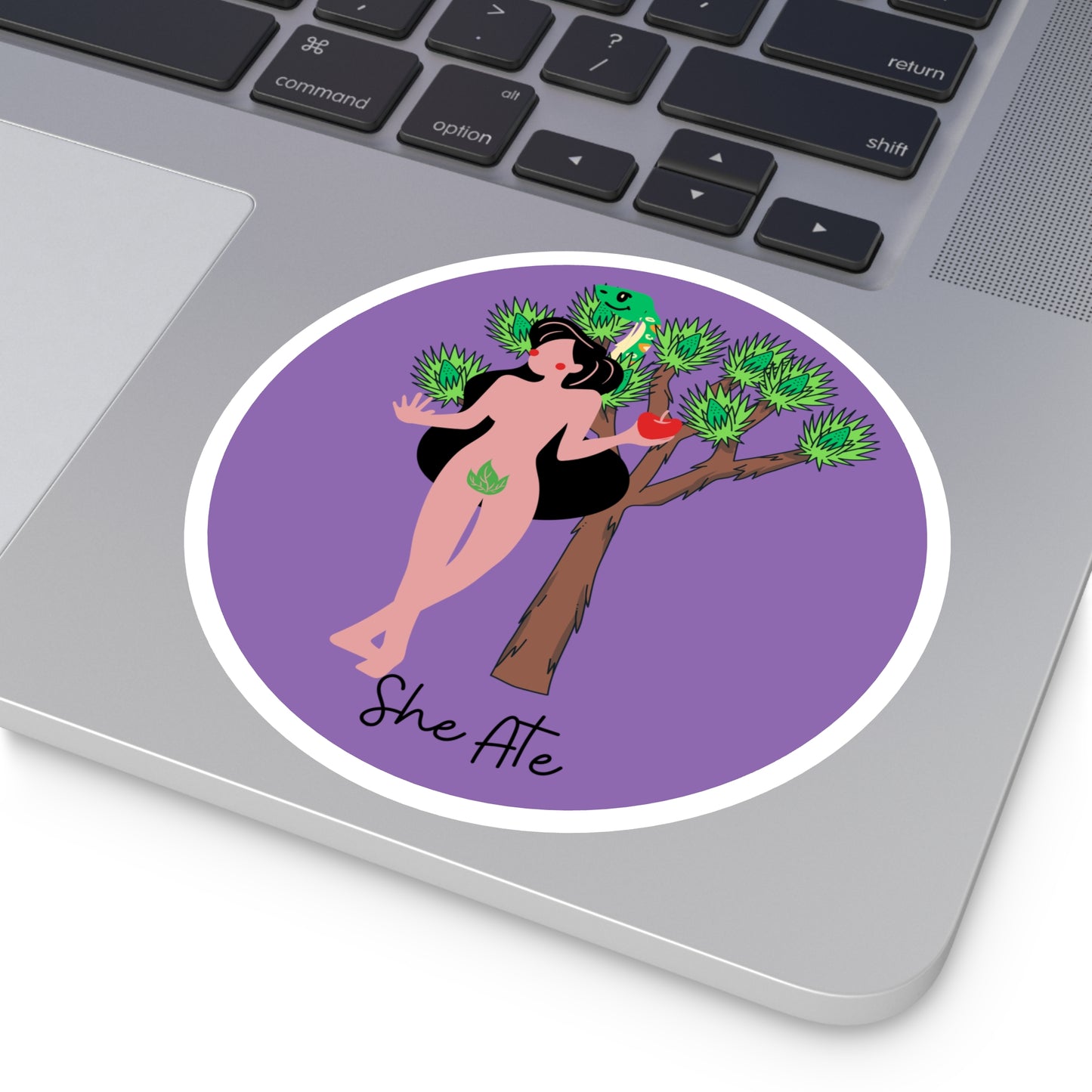 Eve She Ate Indoor/Outdoor Stickers