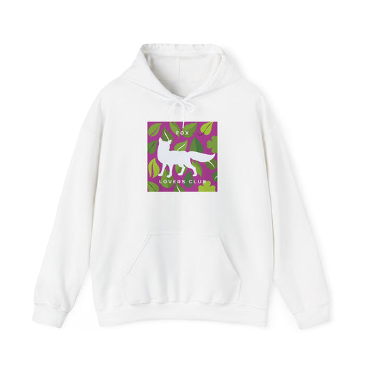 Sudadera con capucha unisex de mezcla pesada Fox Lovers Club 