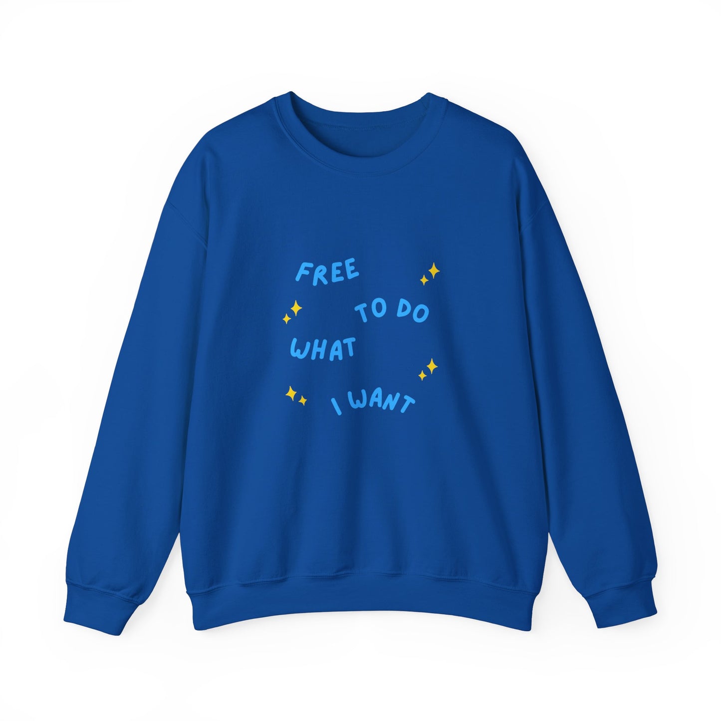 Free To Do What I Want Unisex Heavy Blend™ Crewneck Sweatshirt