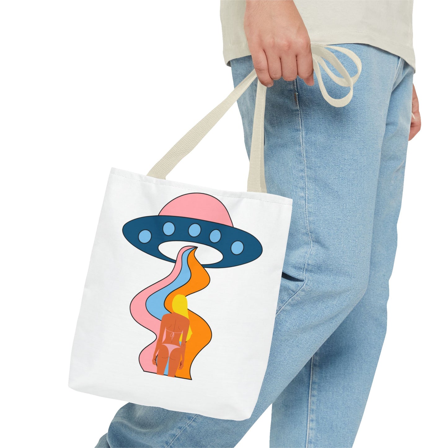 Bikini Abduction Tote Bag