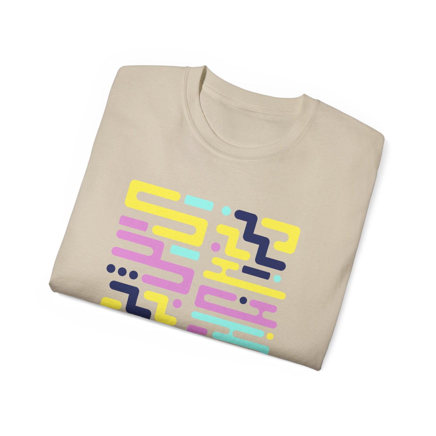 Waves In Code Illustration Ultra Cotton Tee