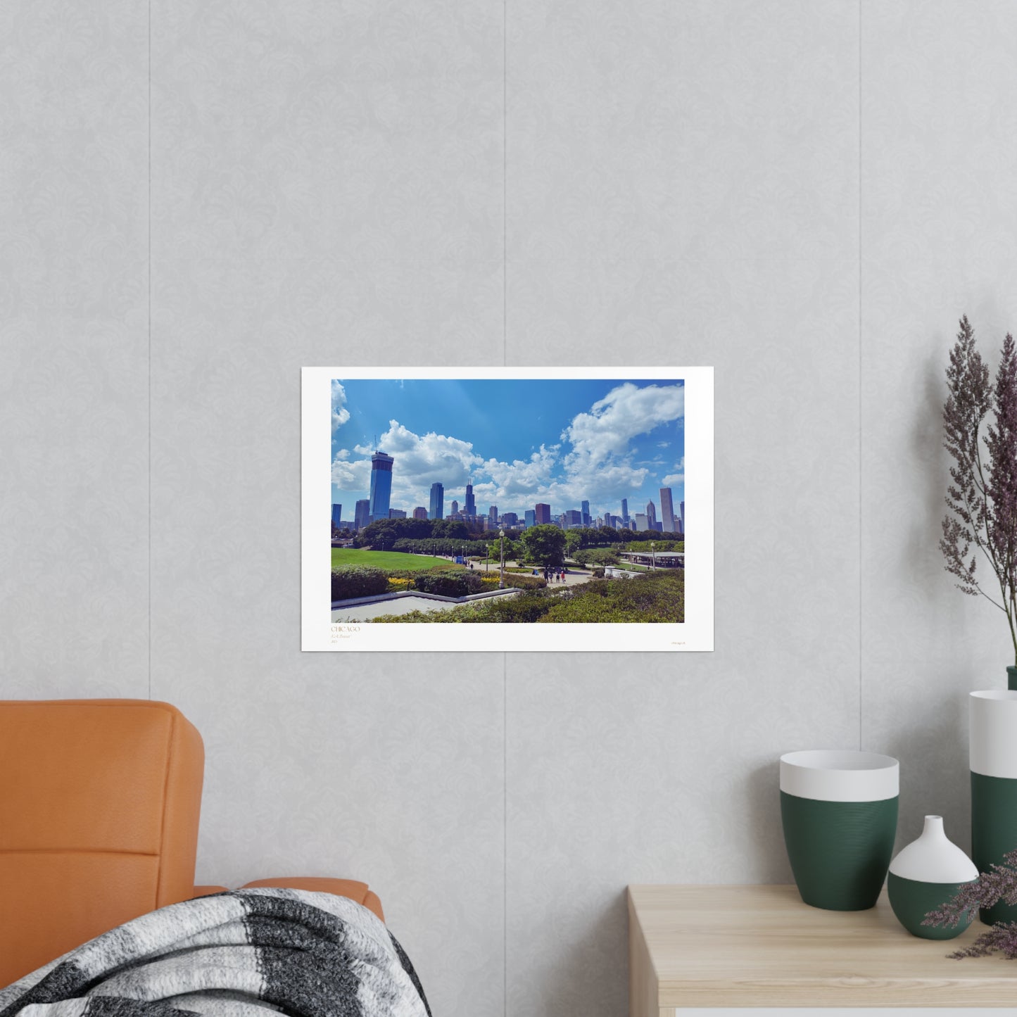 Chicago Matte Photograph Horizontal Posters EU