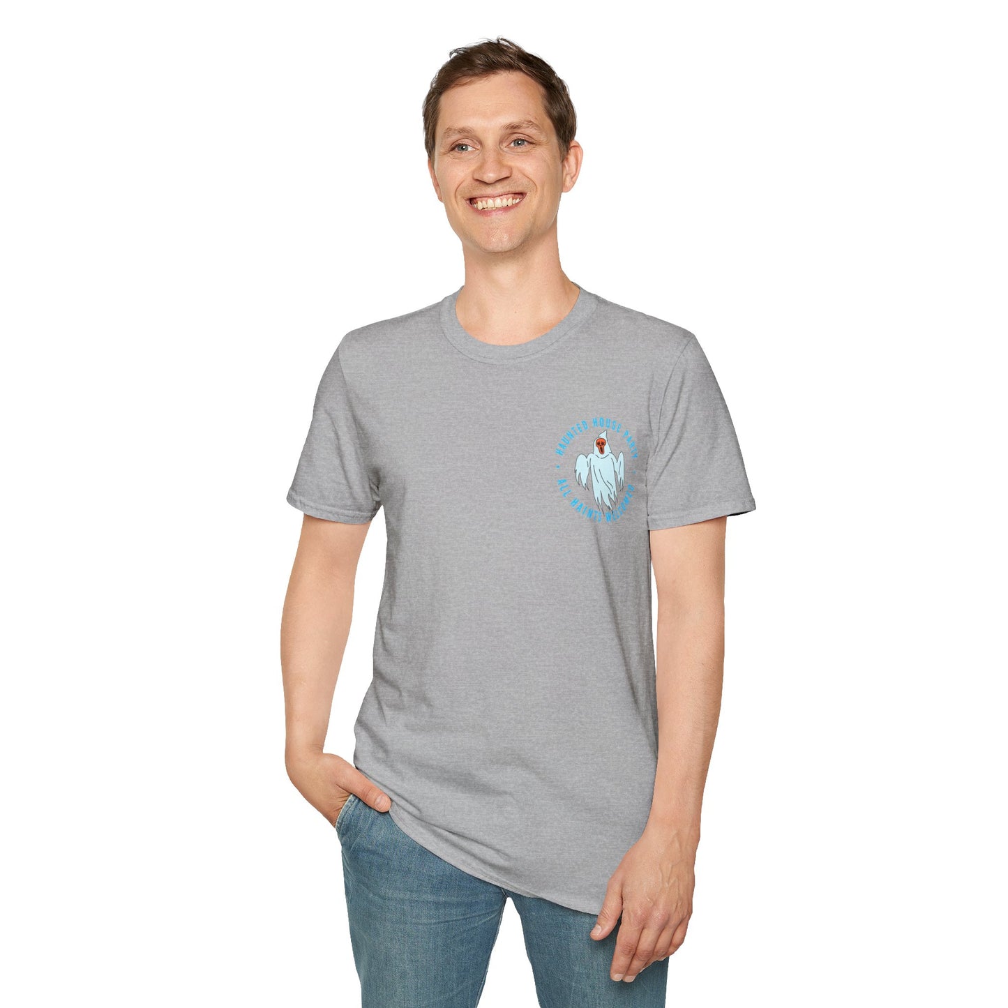 Ghost Party Unisex Softstyle T-Shirt