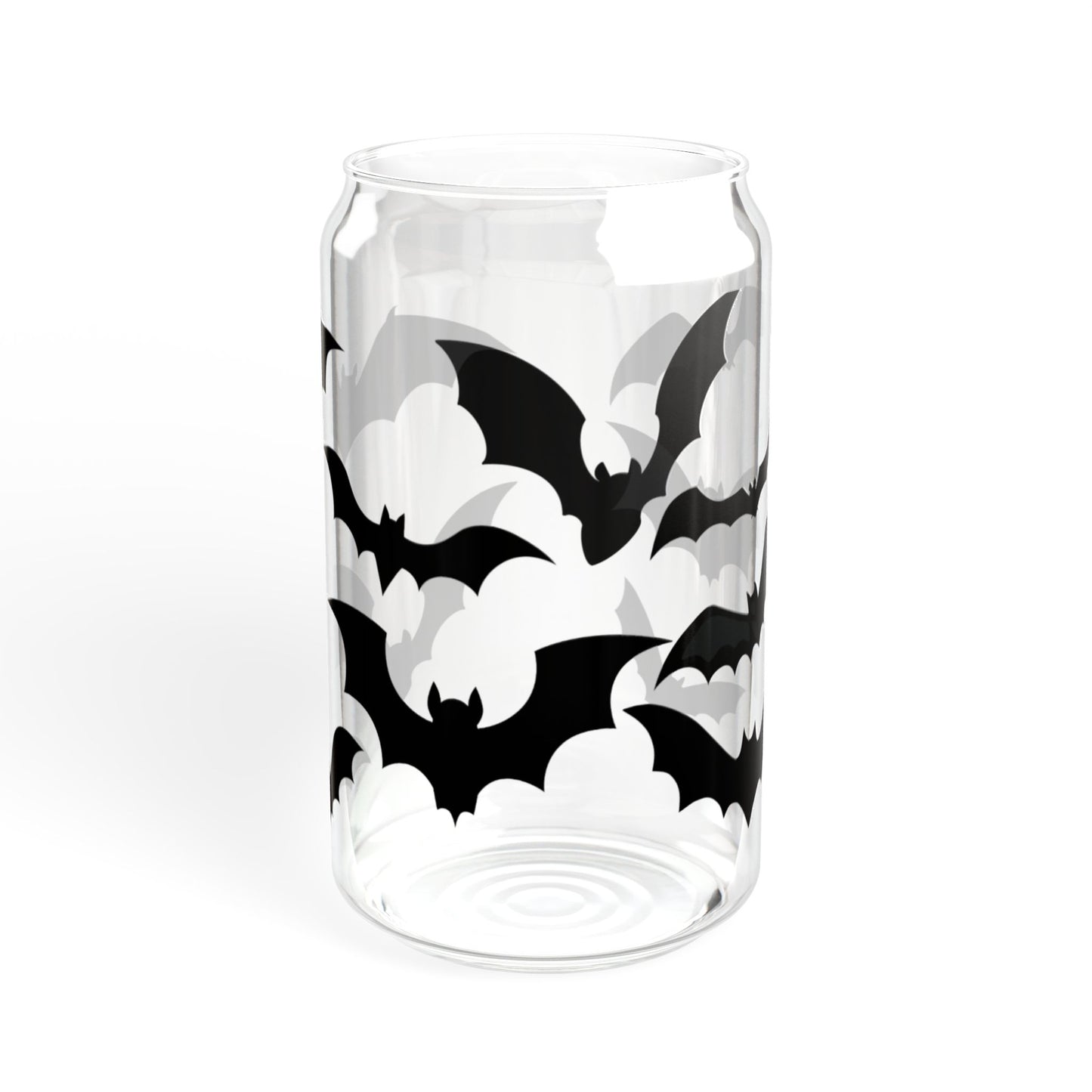 I Love Bats Sipper Glass, 16oz