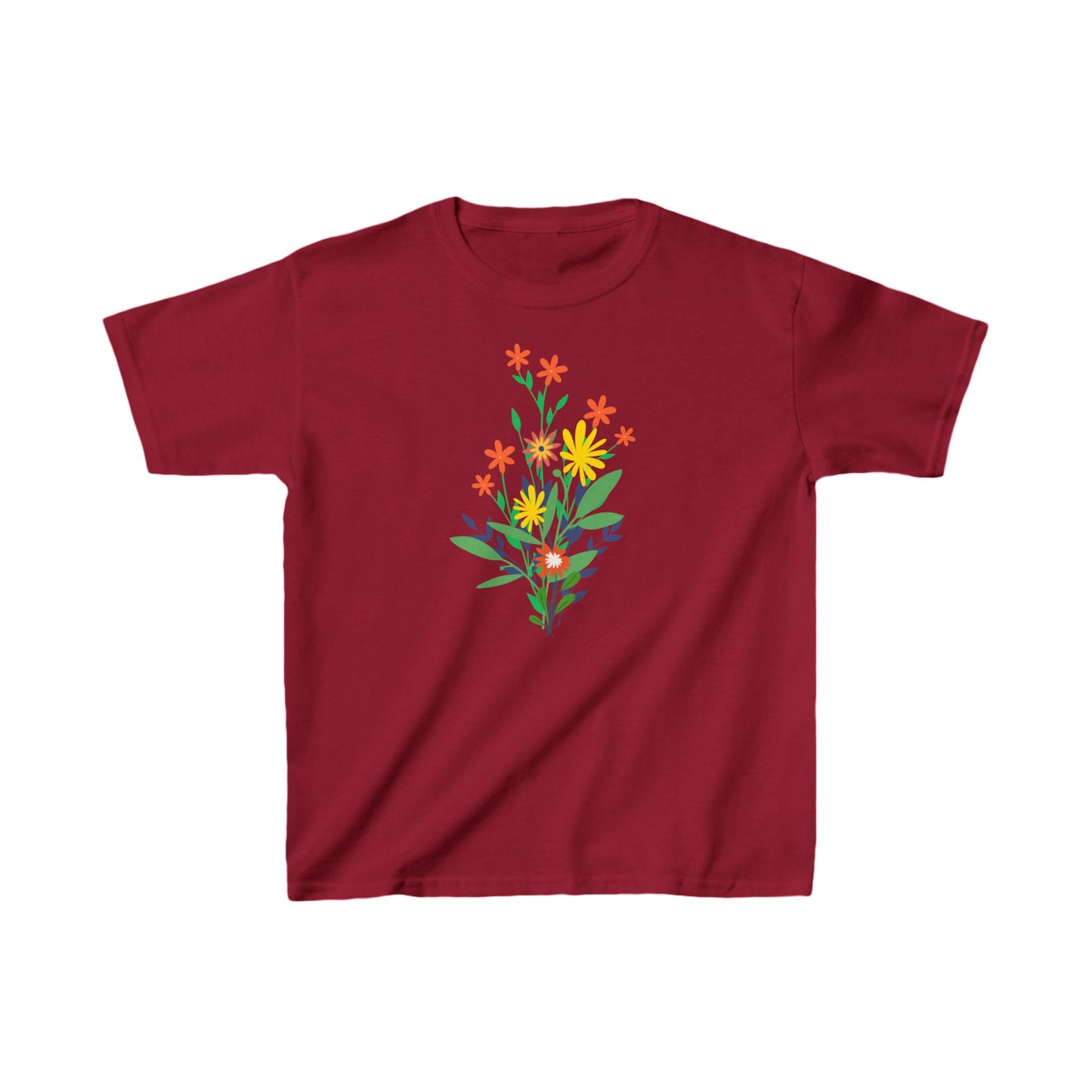 Summer Flowers Kids Heavy Cotton™ Tee