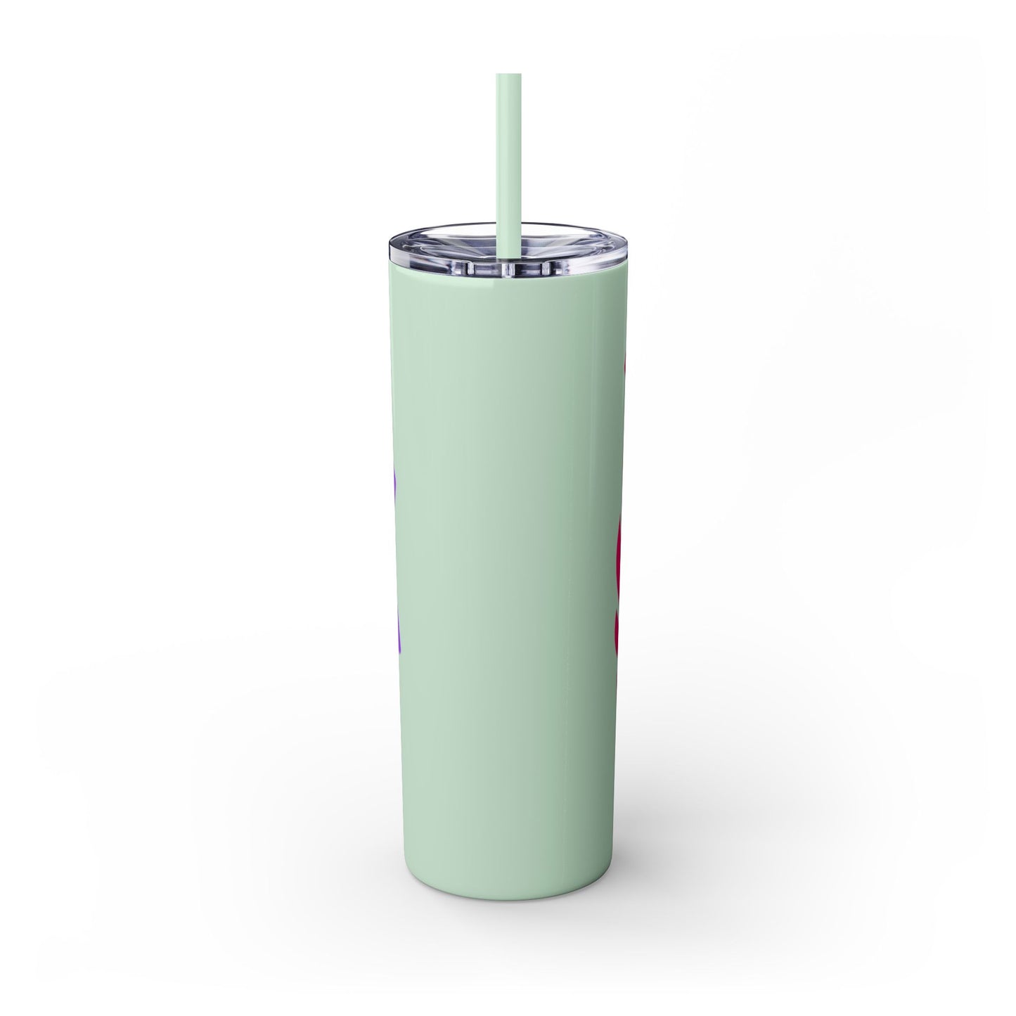 Delulu is My Baseline Tumbler with Straw, 20oz