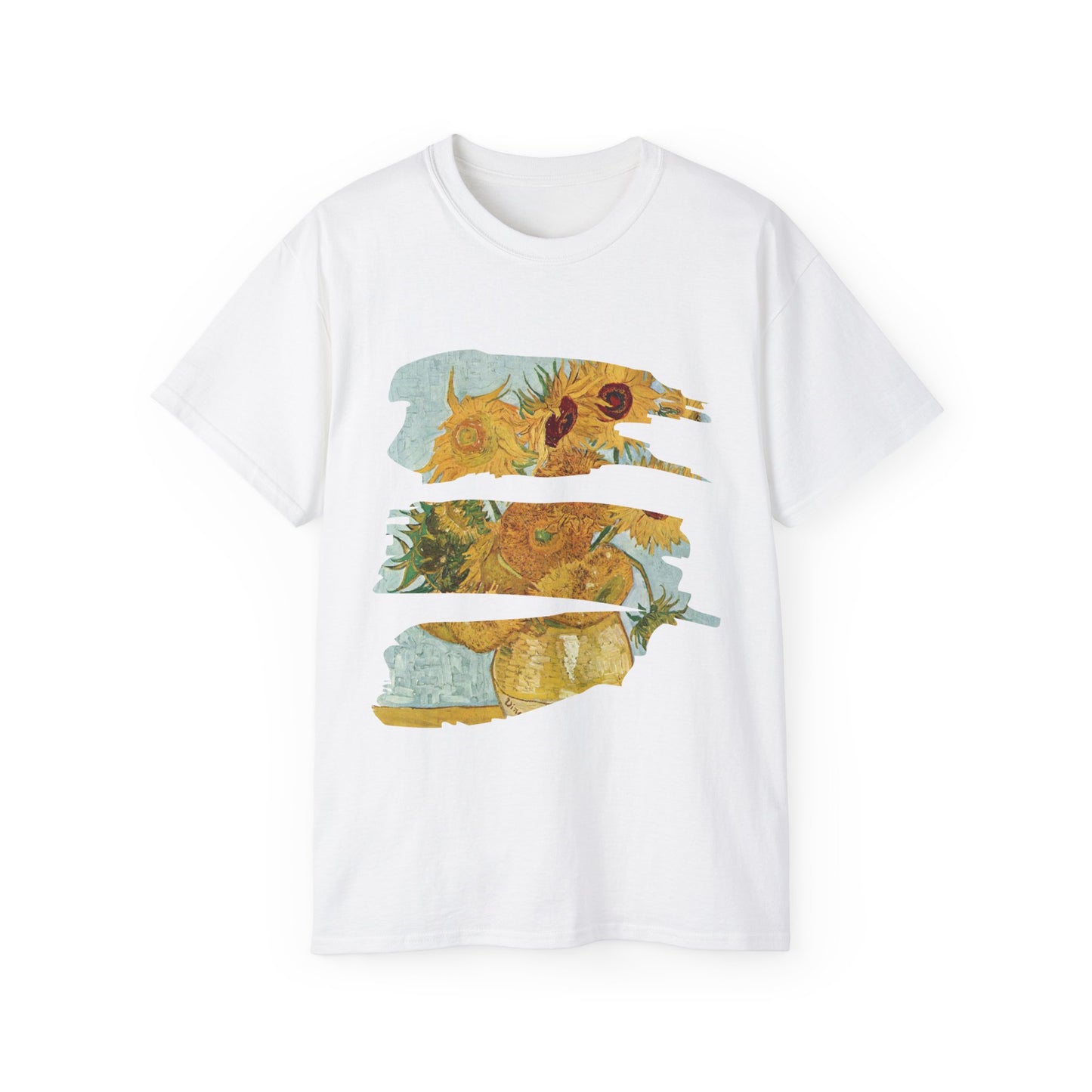 Brush Vincent Van Gogh, Sunflowers 1888-1889 Ultra Cotton Tee