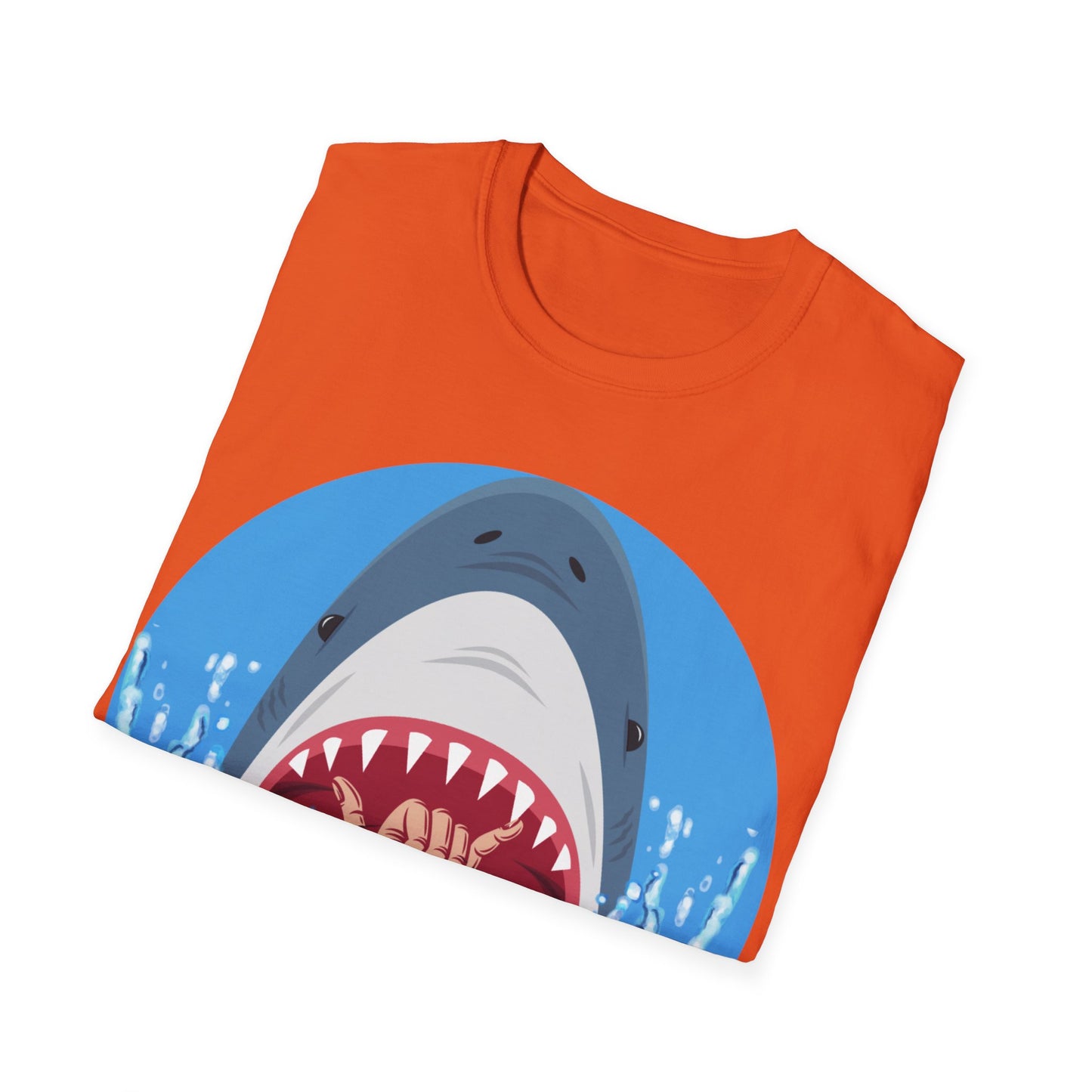 Camiseta unisex de estilo suave Surfin' Shark de la UE 