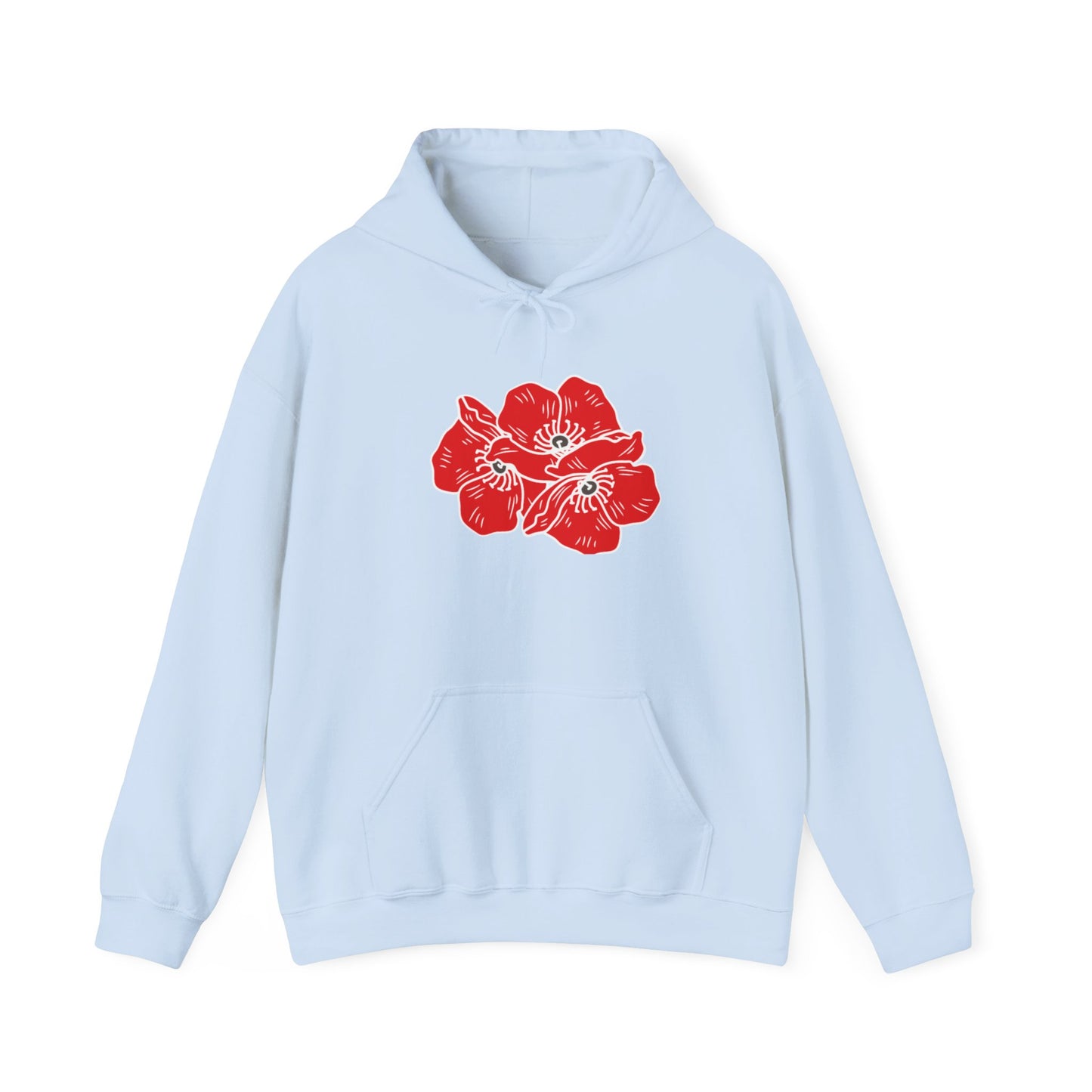 Sudadera con capucha unisex Poppies Heavy Blend™