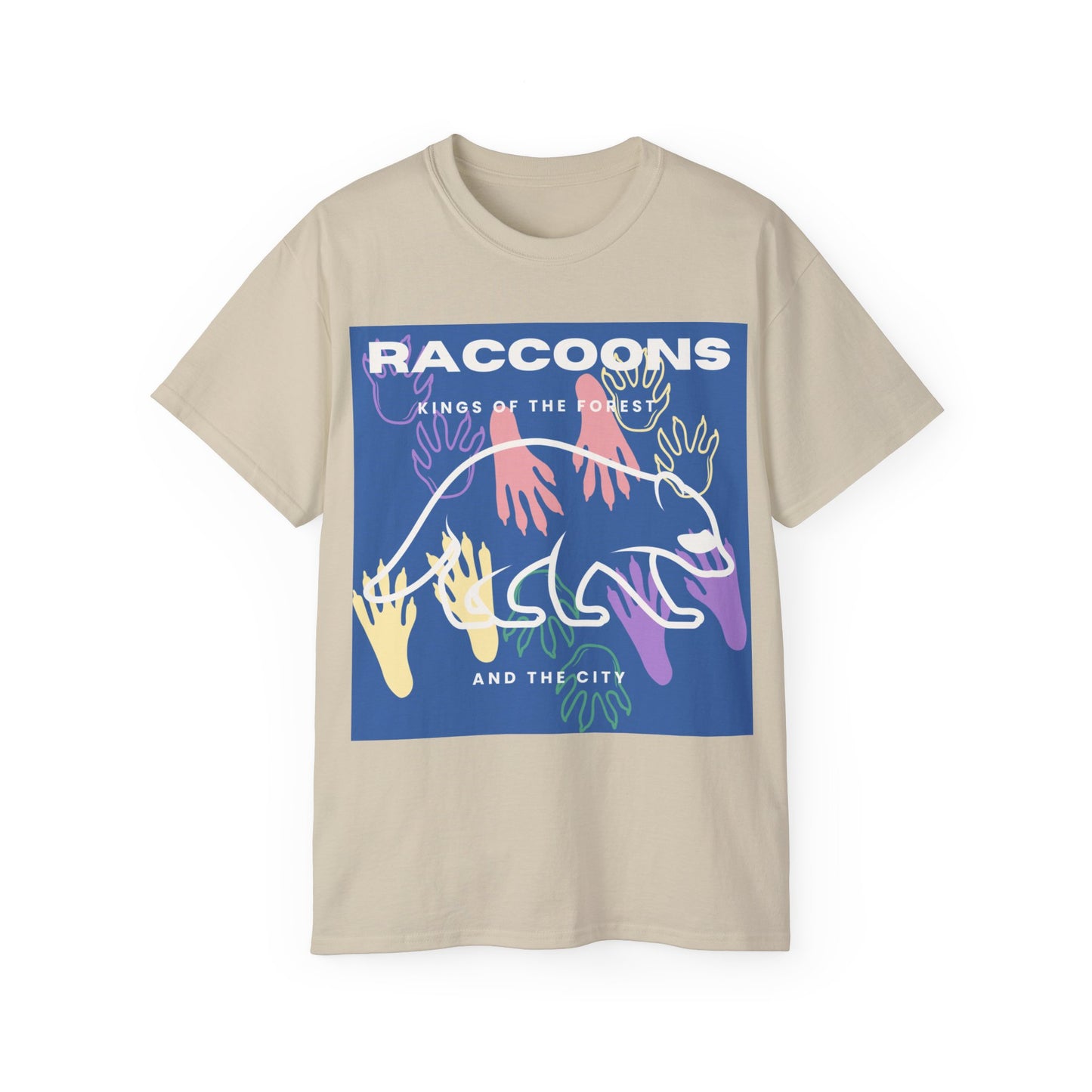 Kings of City Forest Raccoons Unisex Ultra Cotton Tee