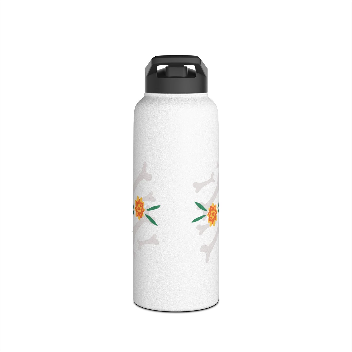 Día De La Doggie Stainless Steel Water Bottle, Standard Lid