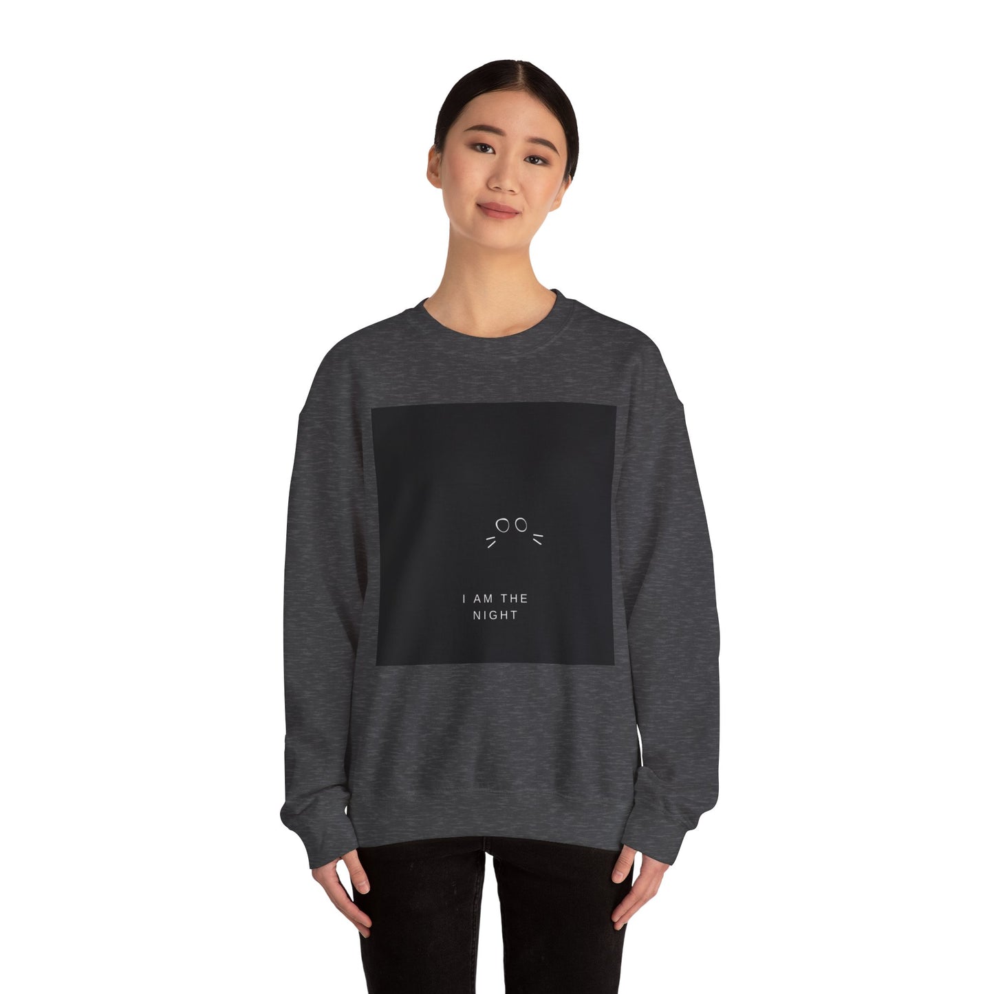 Black Cat Unisex Heavy Blend™ Crewneck Sweatshirt