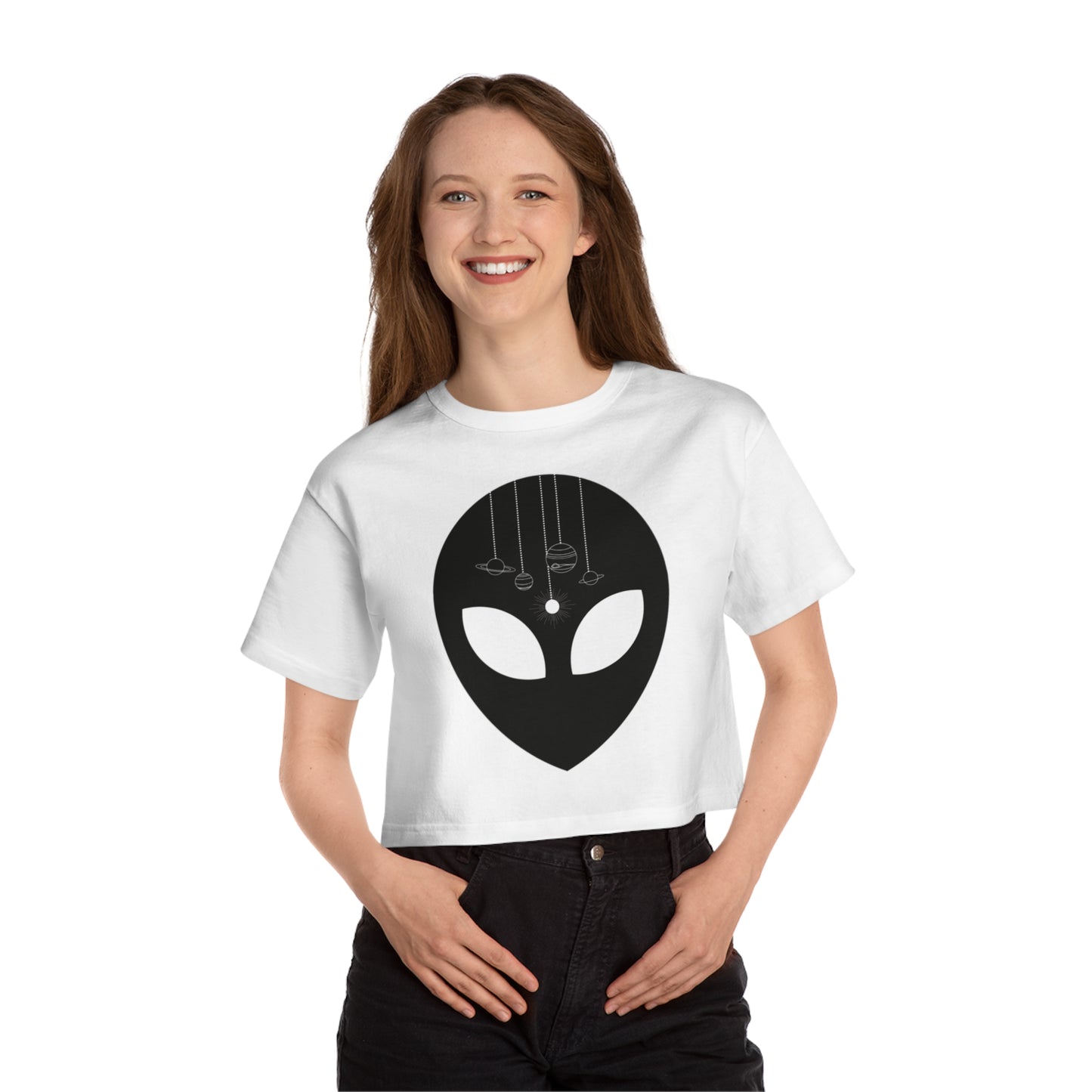 Alien Universe Champion Women's Heritage Cropped T-Shirt