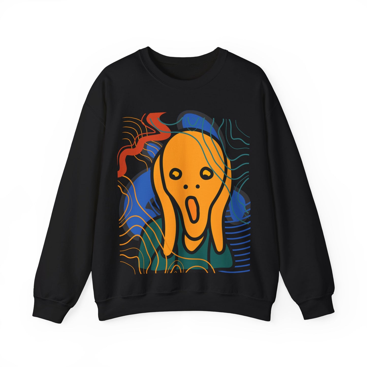 Scream and Squiggles Unisex Heavy Blend™ Crewneck Sweatshirt EU