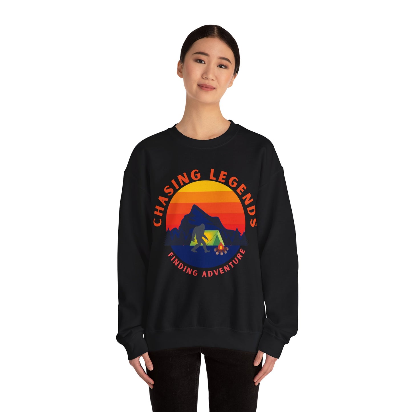 Bigfoot Adventure: Chasing Legends Unisex Heavy Blend™ Crewneck Sweatshirt EU