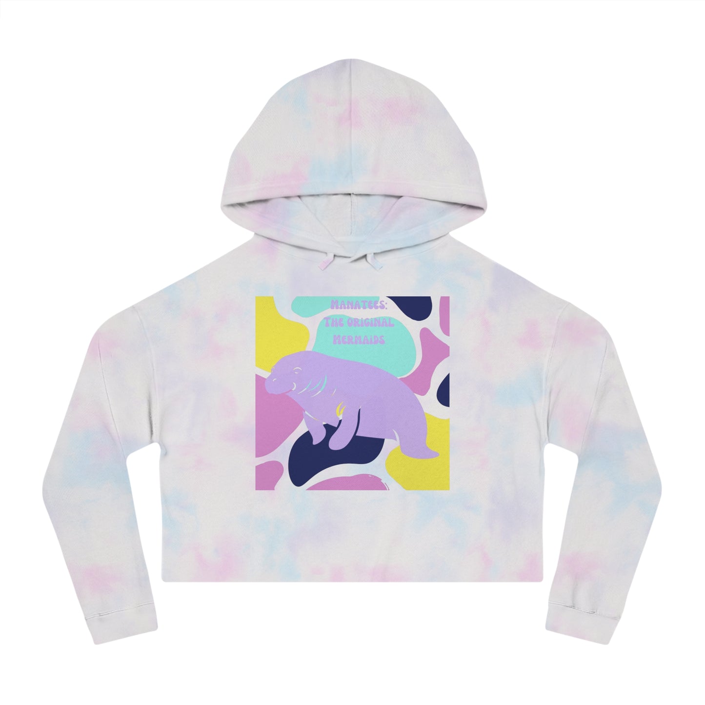 The Original Mermaid Manatee Crop Hoodie