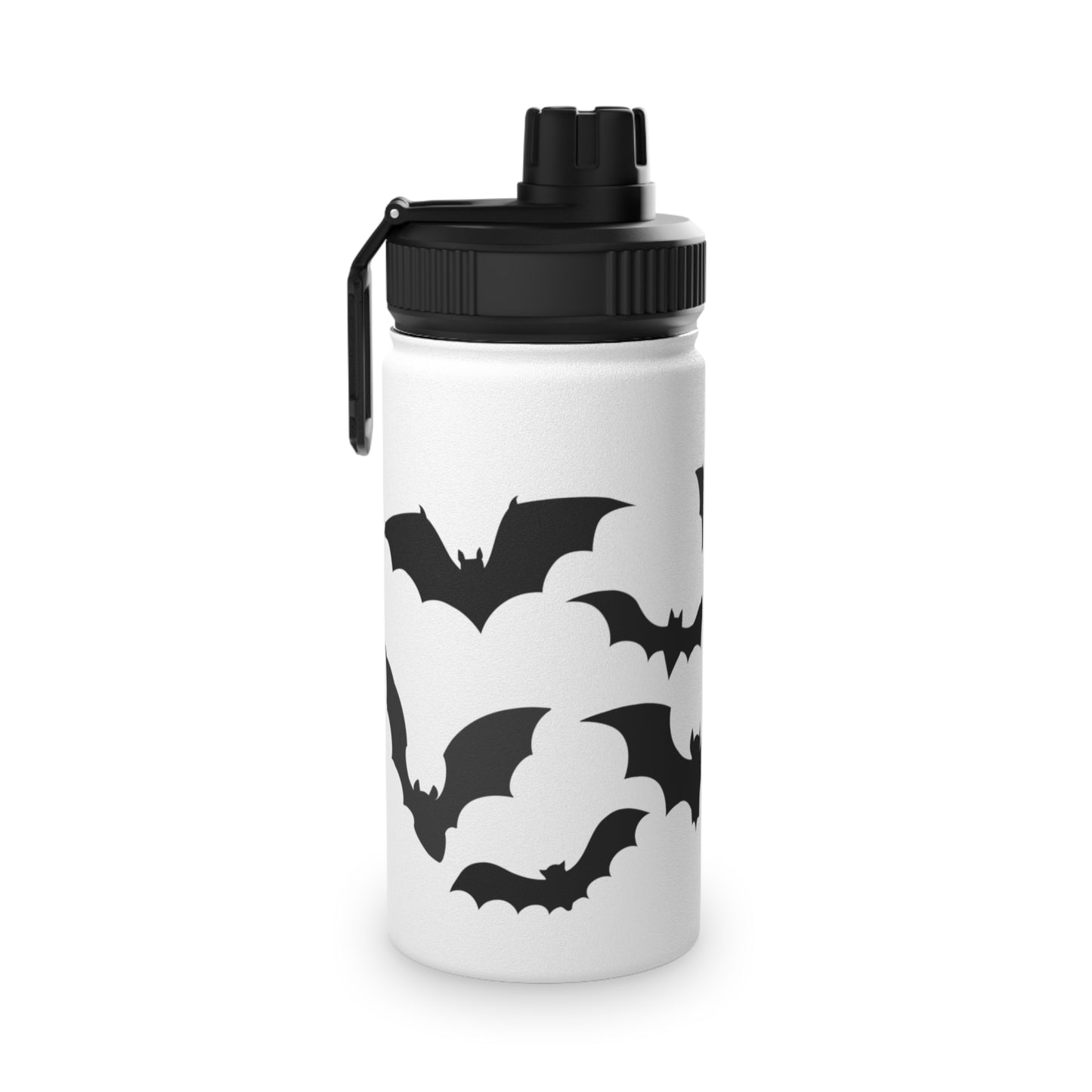 I Love Bats Steel Water Bottle, Standard Lid EU