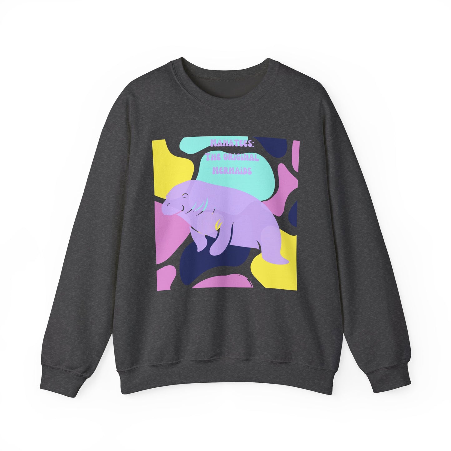 The Original Mermaid Manatee Unisex Heavy Blend™ Crewneck Sweatshirt