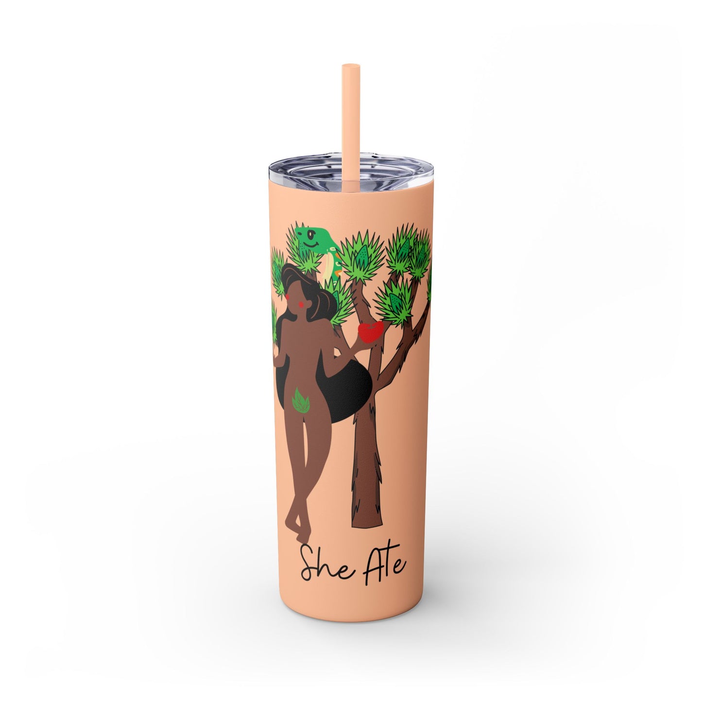 Eve She Ate Tumbler with Straw, 20oz