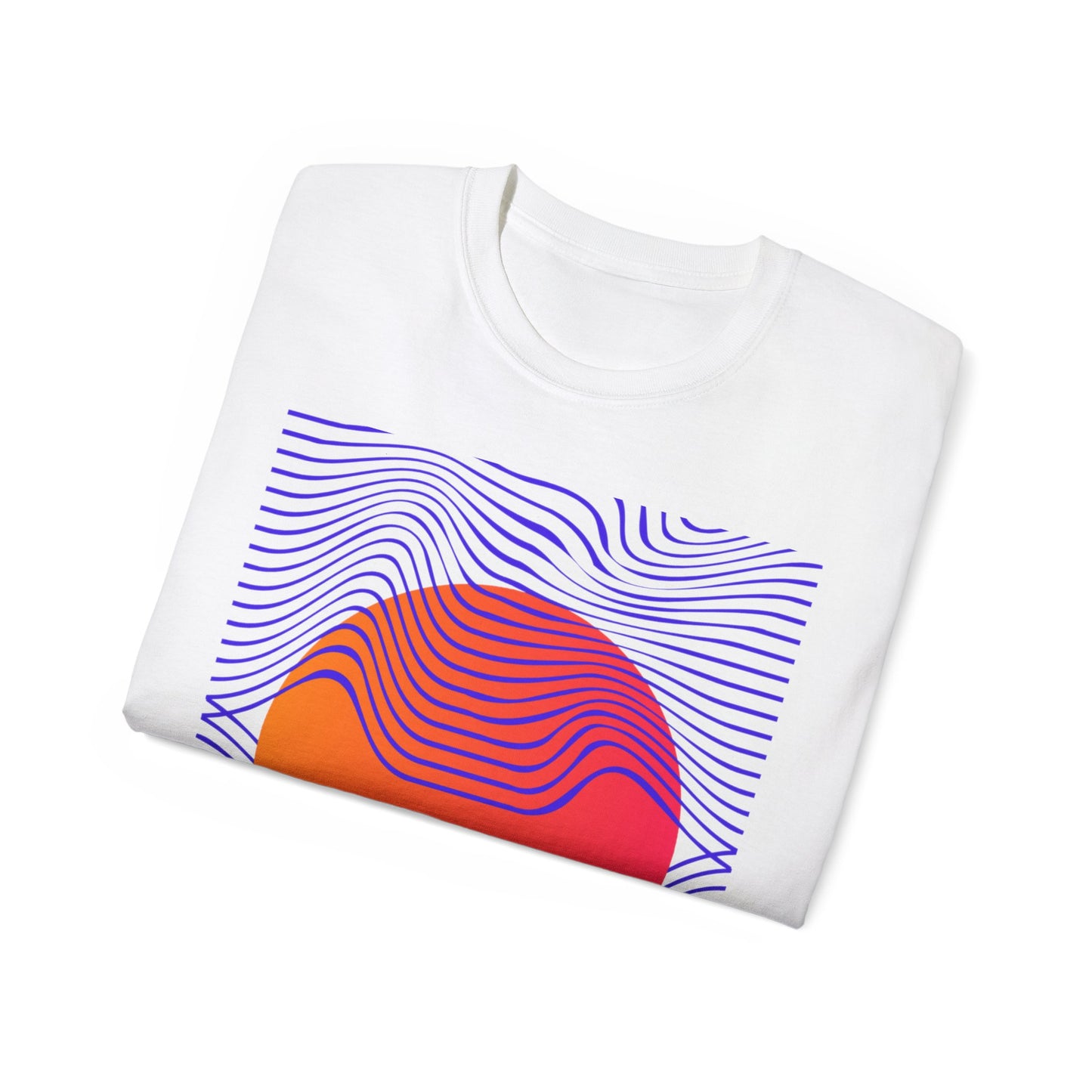 Camiseta unisex de algodón ultrafino Waves EU