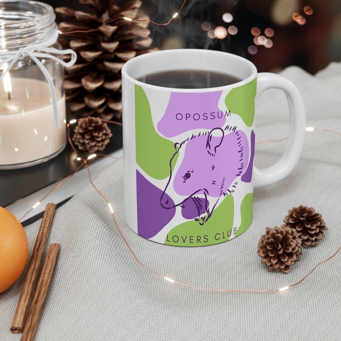 Opossum Lovers Club Mug 11oz