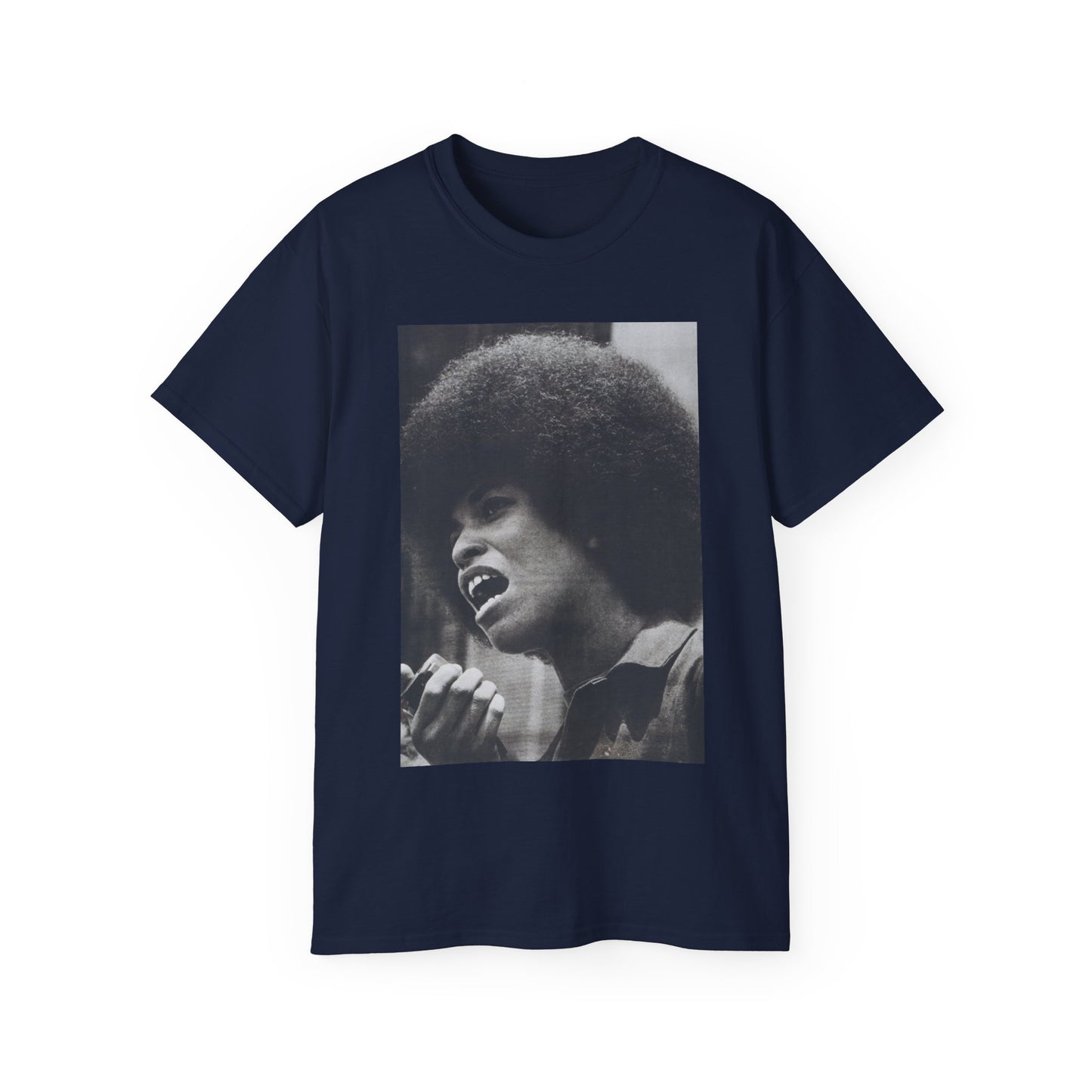 Camiseta unisex de algodón ultra fino de Angela Davis Black Panthers Party EU