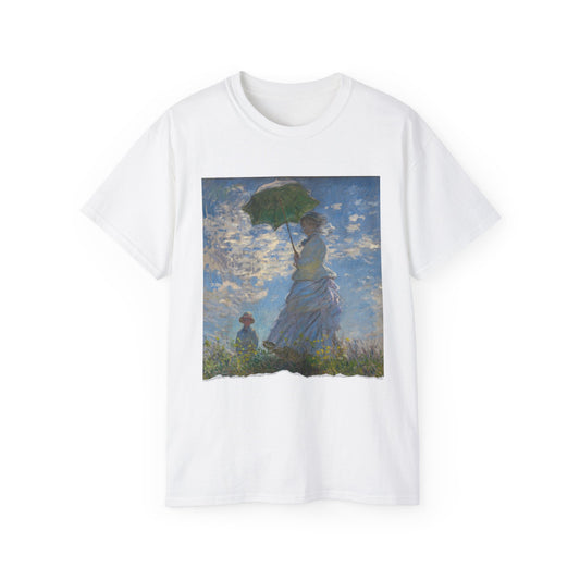 Ripped Claude Monet Madame Monet and Her Son or The Stroll 1875 Ultra Cotton Tee