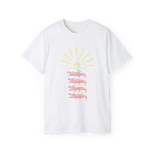 Camiseta unisex de algodón ultra fino Soak Up the Sun de la UE