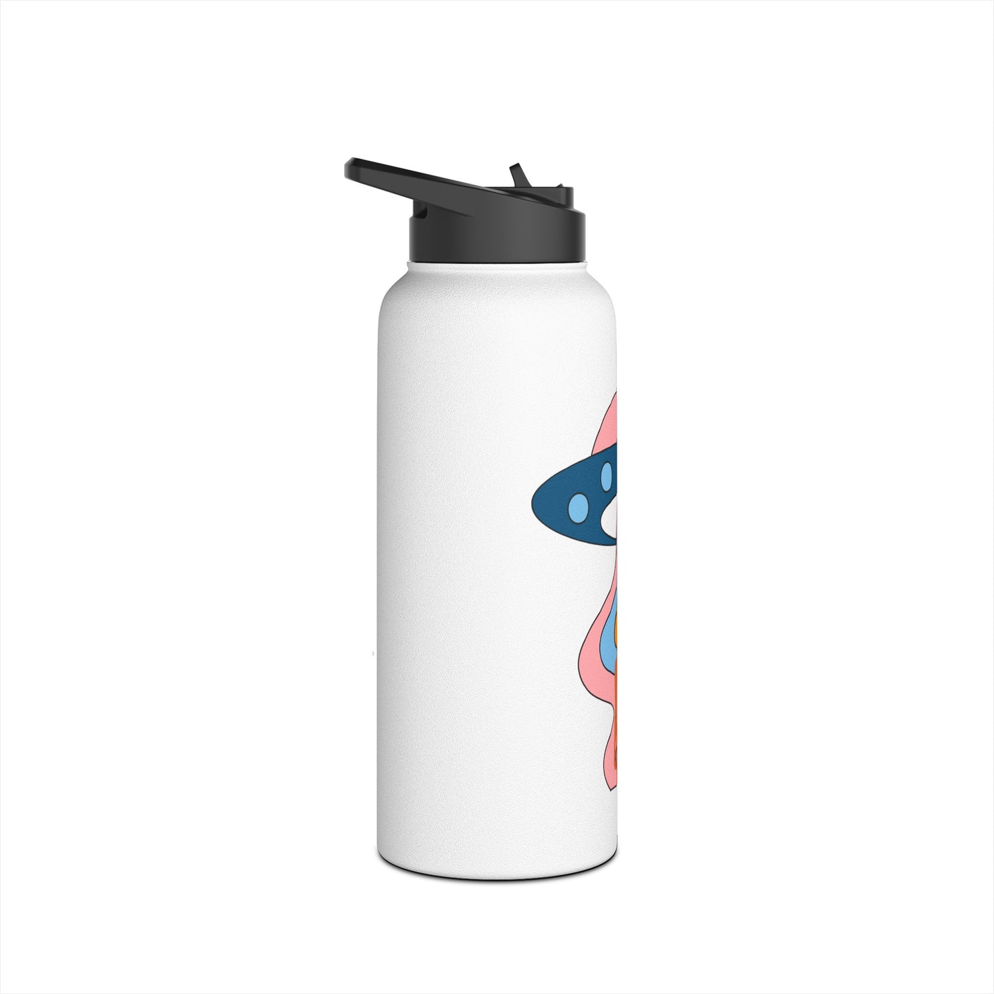 Bikini Abduction Stainless Steel Water Bottle, Standard Lid