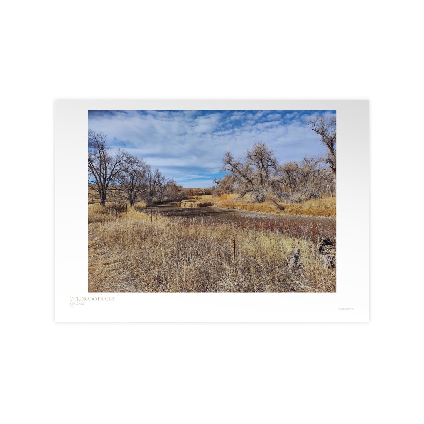 Colorado Prairie Matte Photograph Horizontal Posters EU