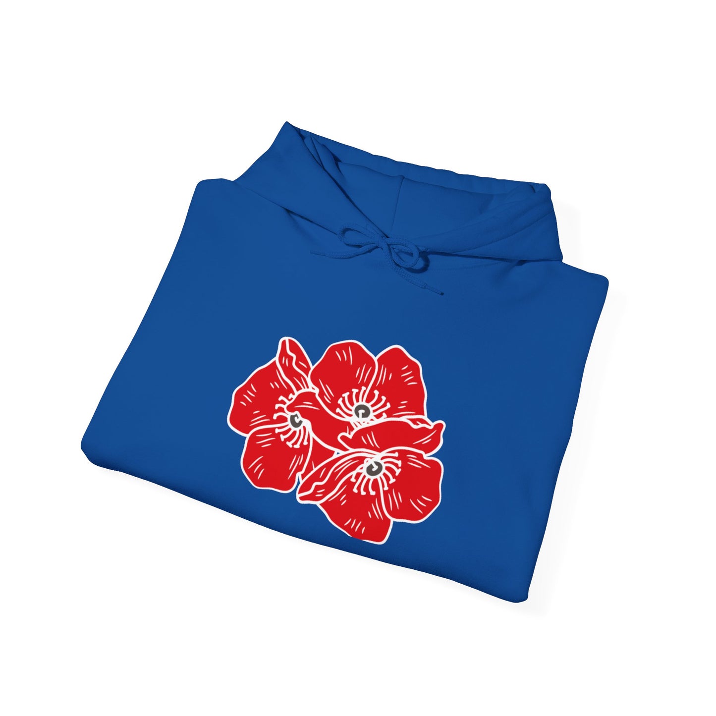 Sudadera con capucha unisex Poppies Heavy Blend™