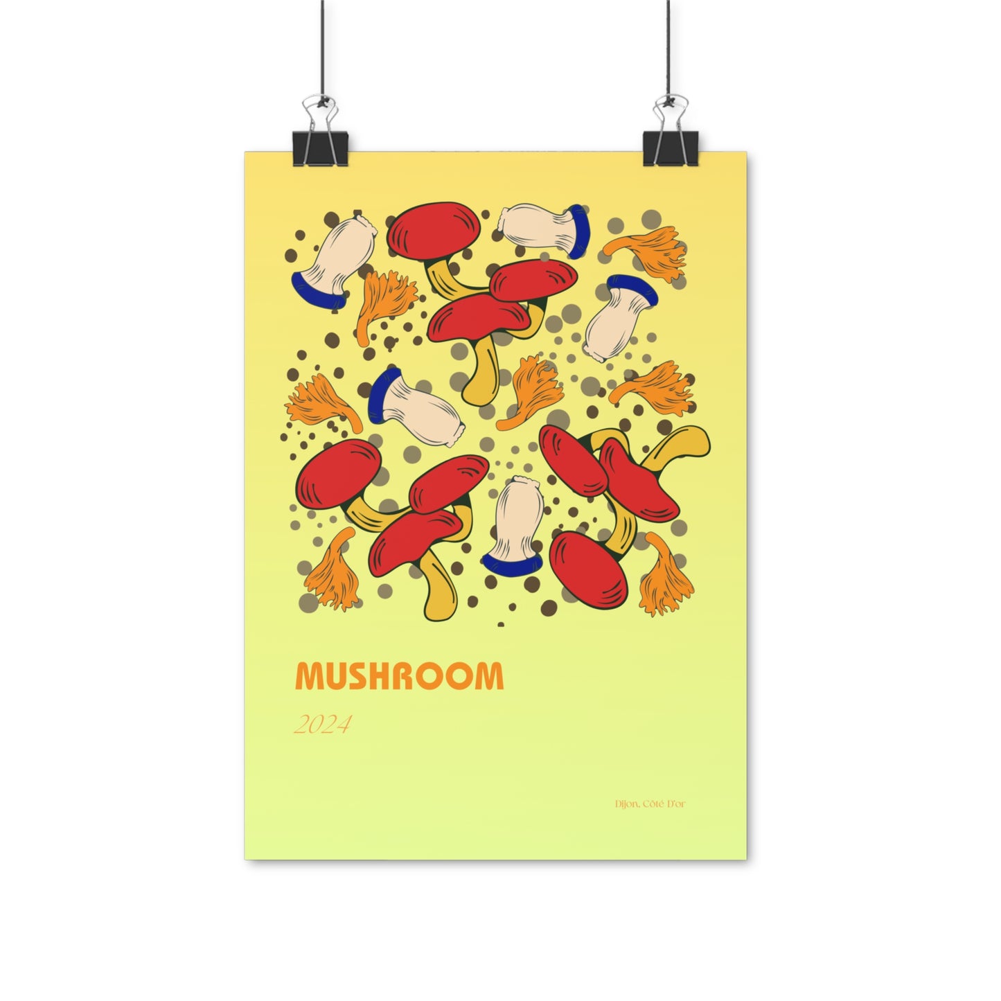 Mushrooms Vertical Posters EU