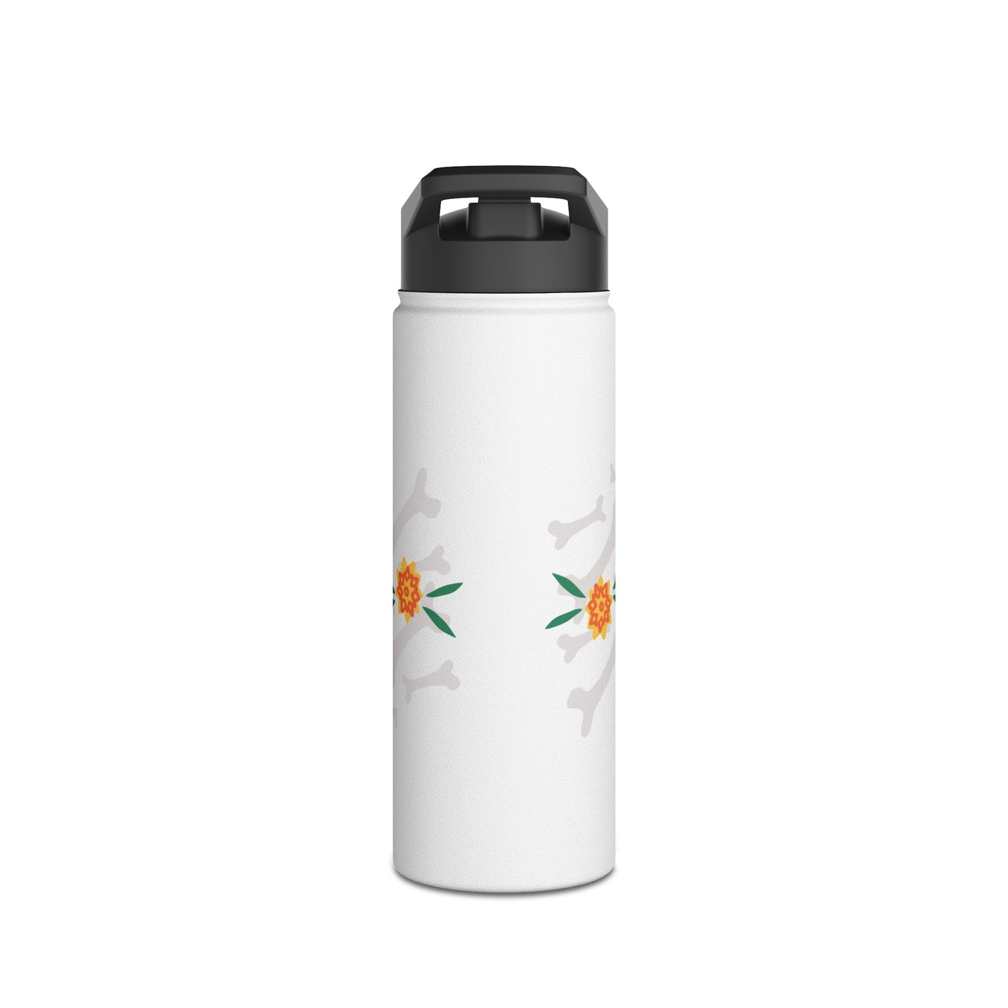 Día De La Doggie Stainless Steel Water Bottle, Standard Lid