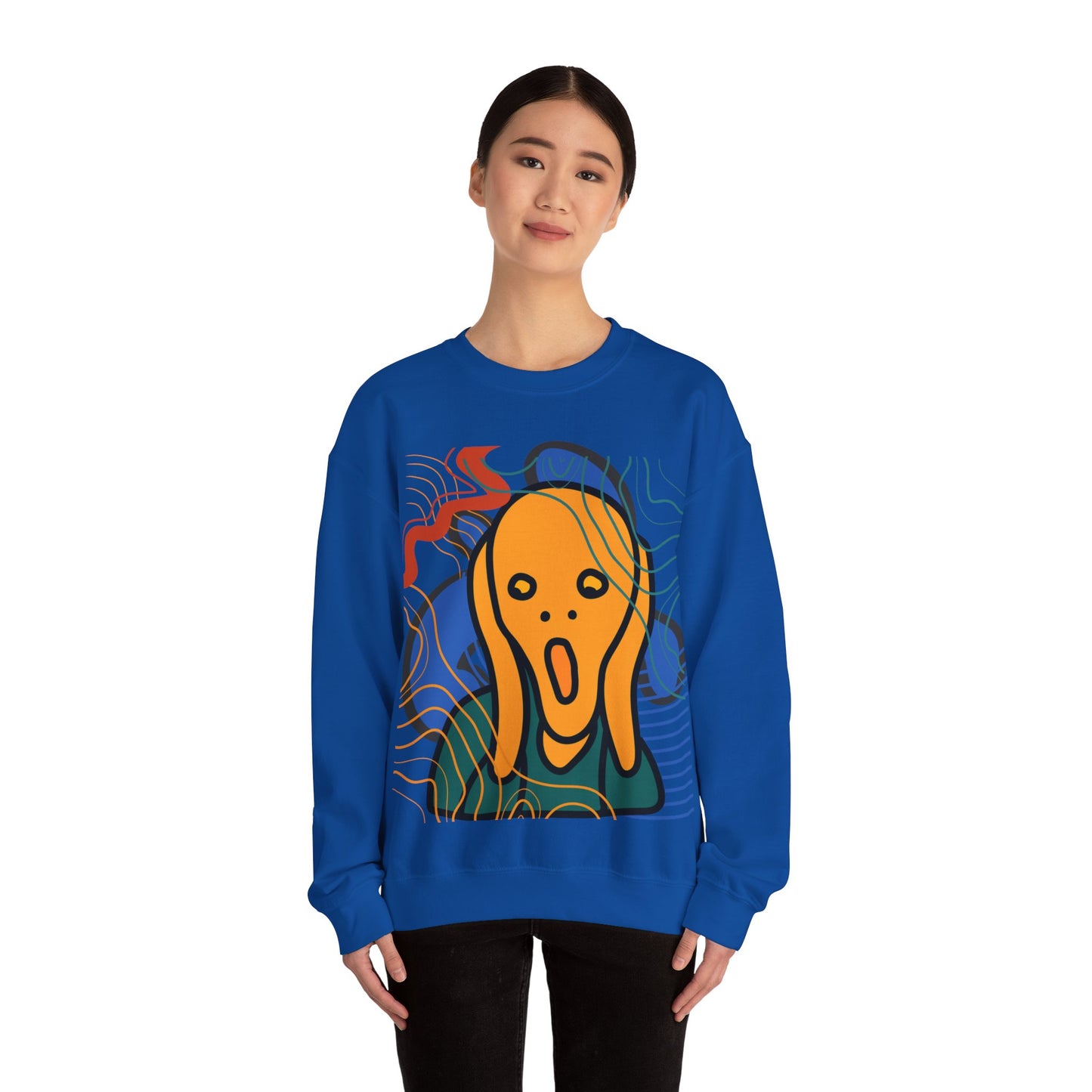 Scream and Squiggles Unisex Heavy Blend™ Crewneck Sweatshirt EU