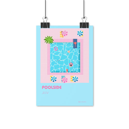 Poolside Vertical Posters EU