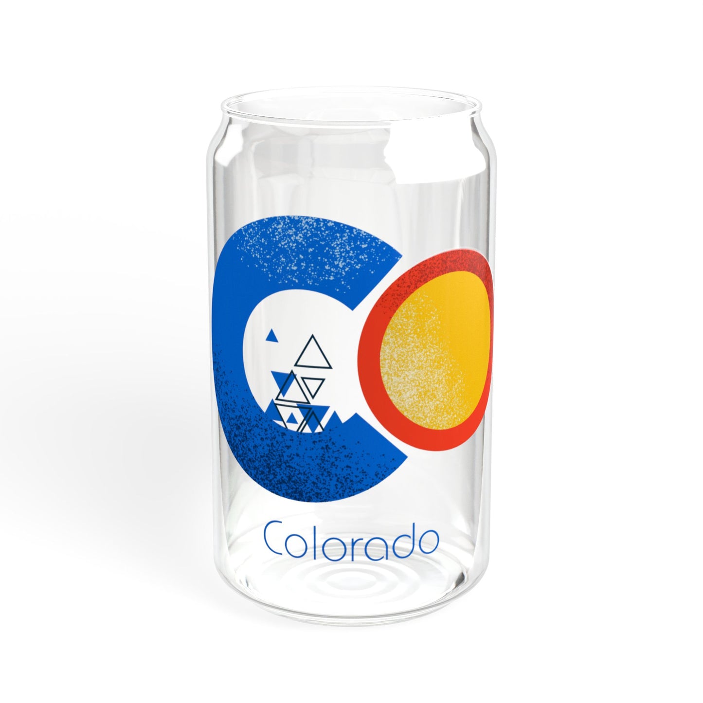 Modern Colorado Sipper Glass, 16oz