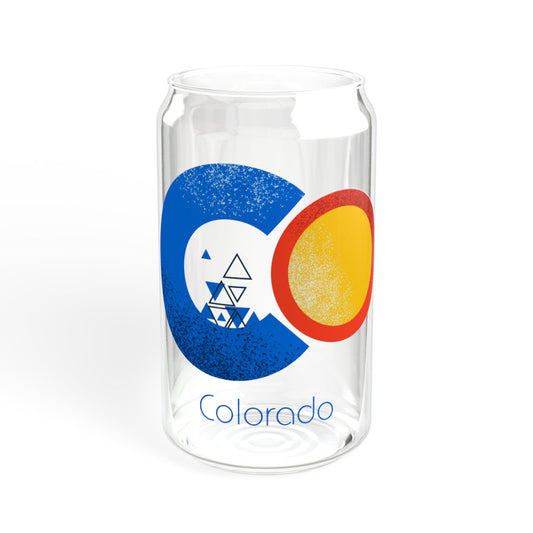 Modern Colorado Sipper Glass, 16oz