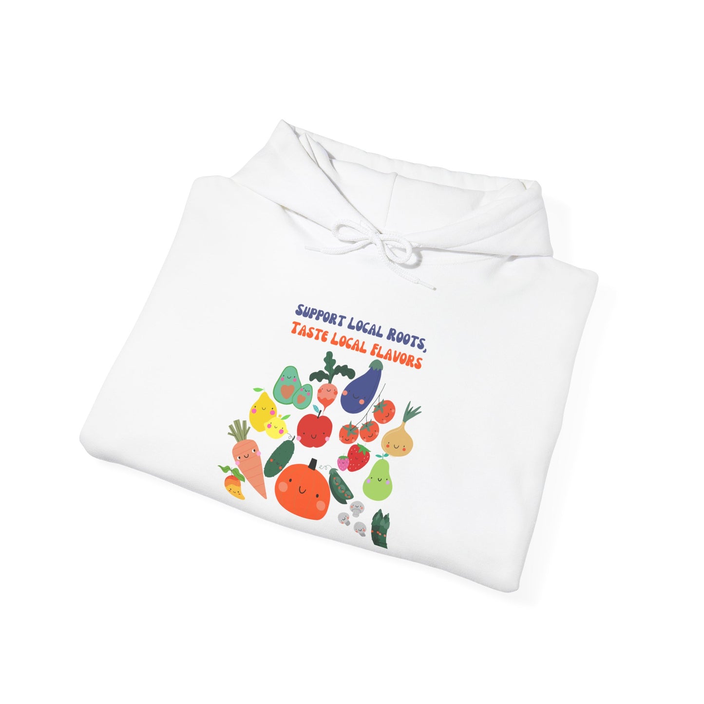 Local Roots, Local Flavors Unisex Heavy Blend™ Hooded Sweatshirt