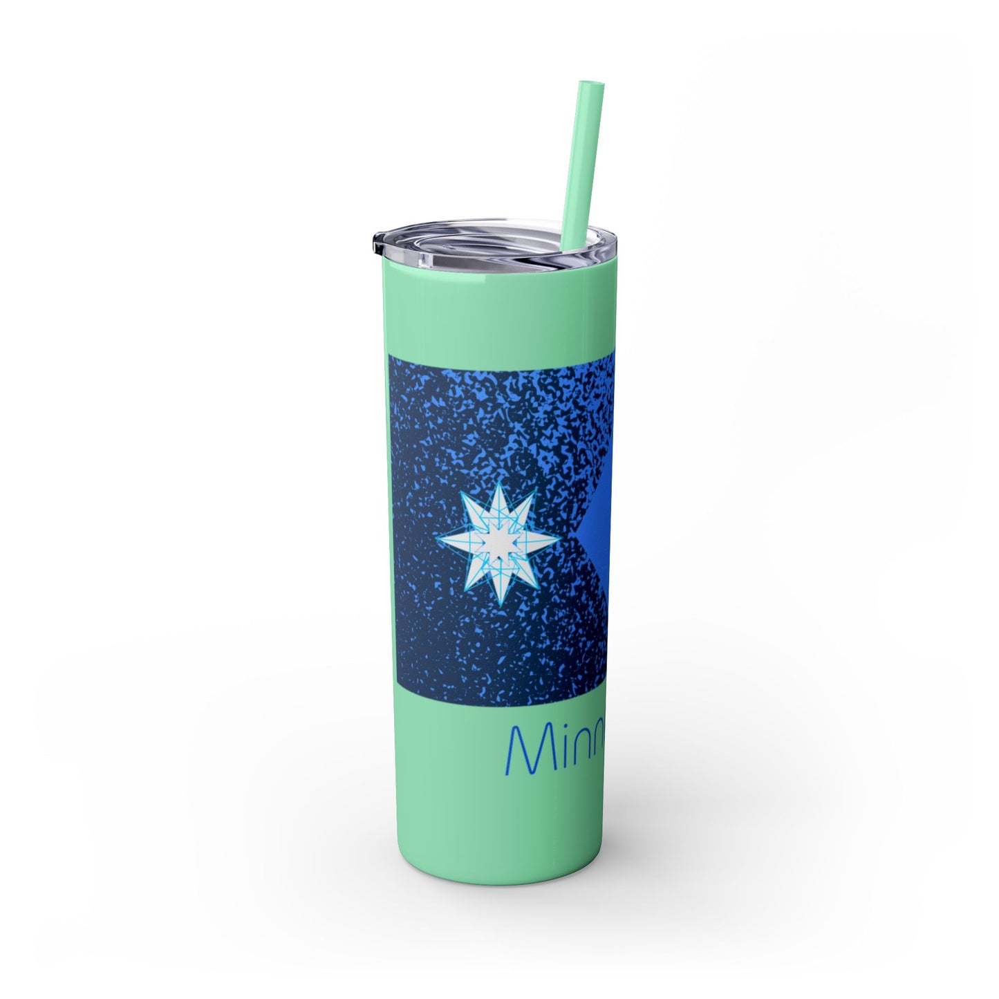 Modern Minnesota Tumbler with Straw, 20oz