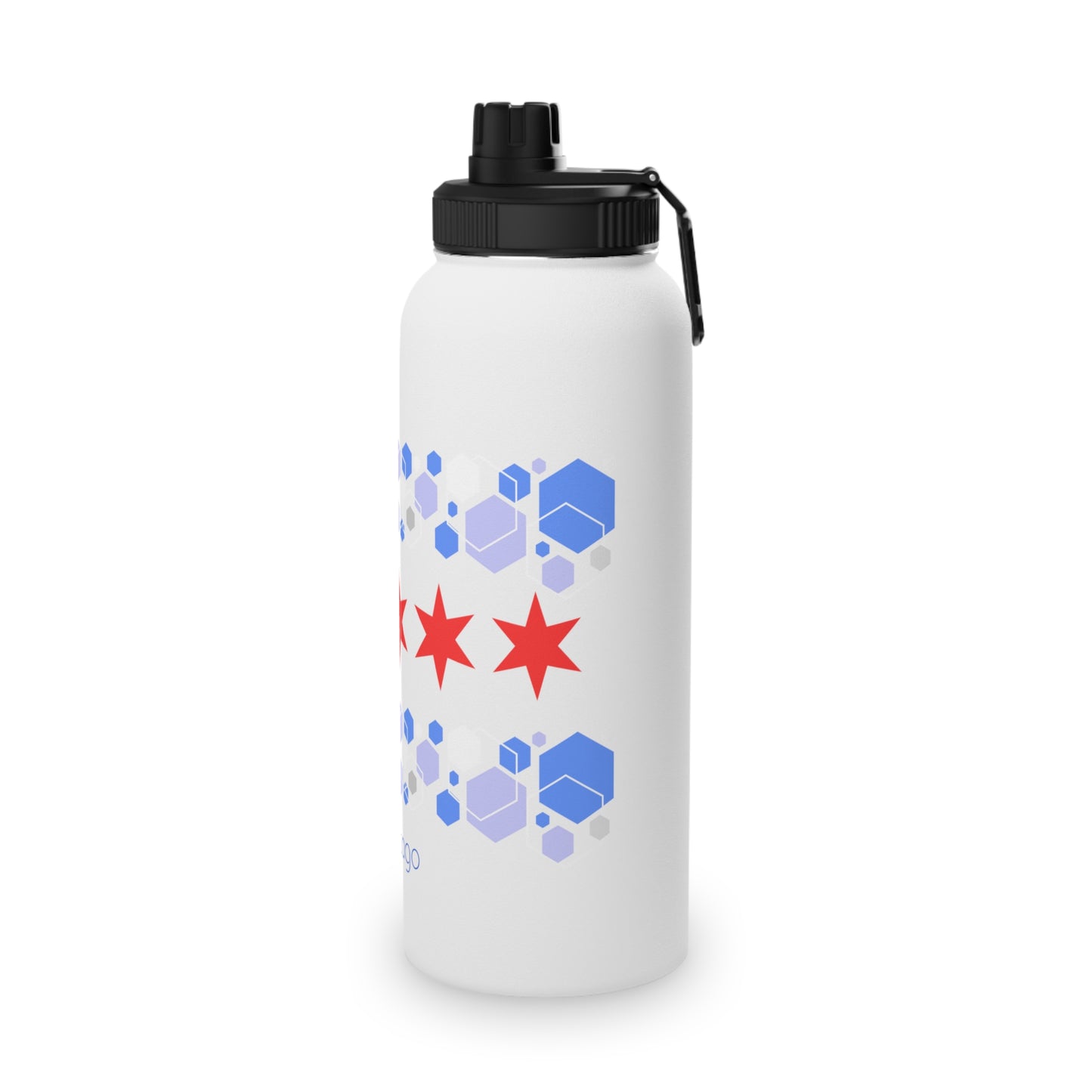 Modern Chicago Stainless Steel Water Bottle, Standard Lid EU